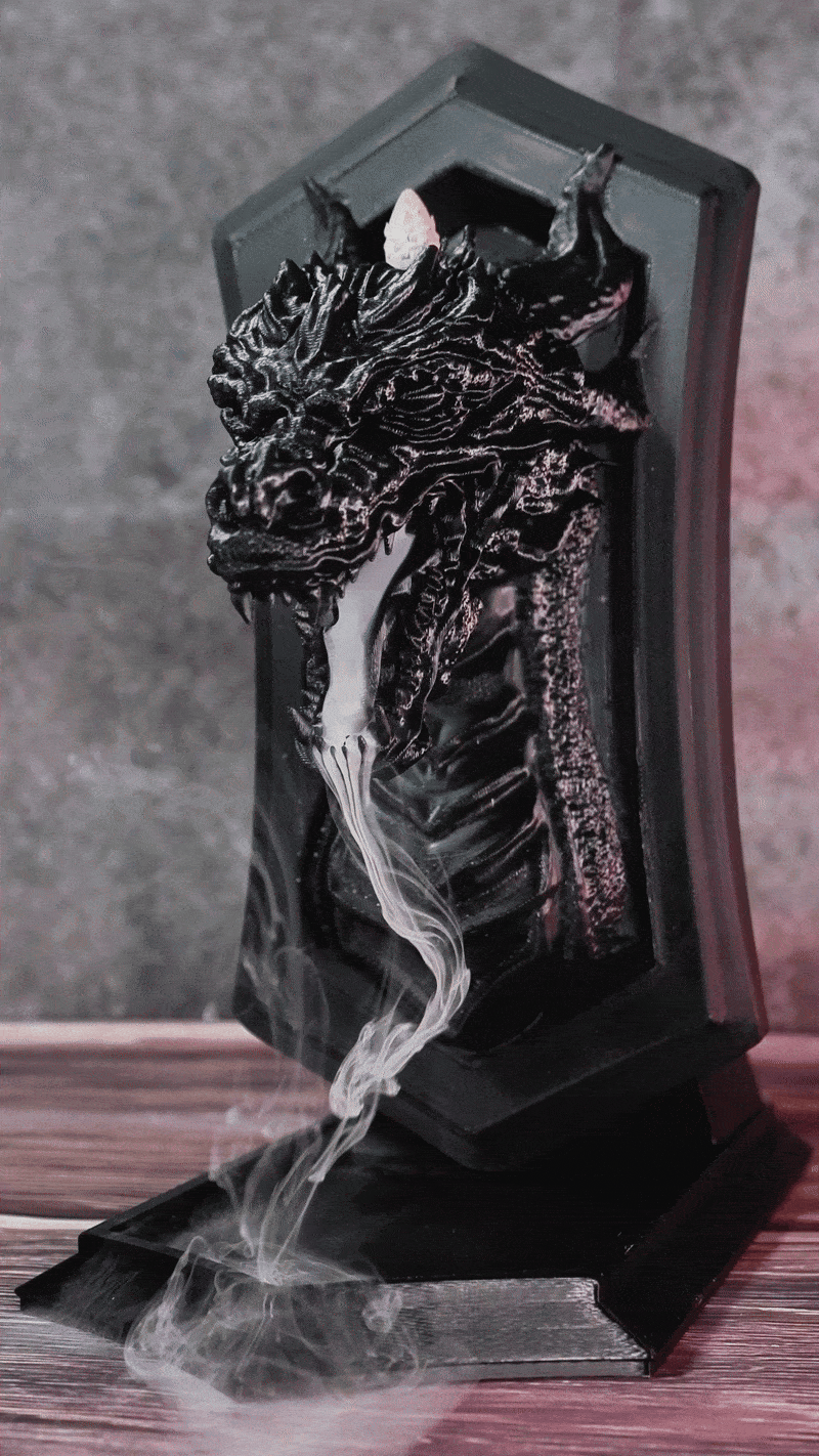DRAGON SCONCE: Incense Burner