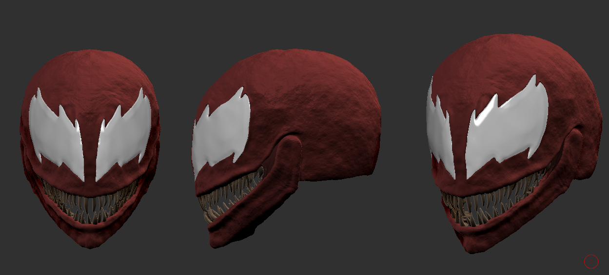Commission: Insomniac Spiderman 2: Scream Helmet