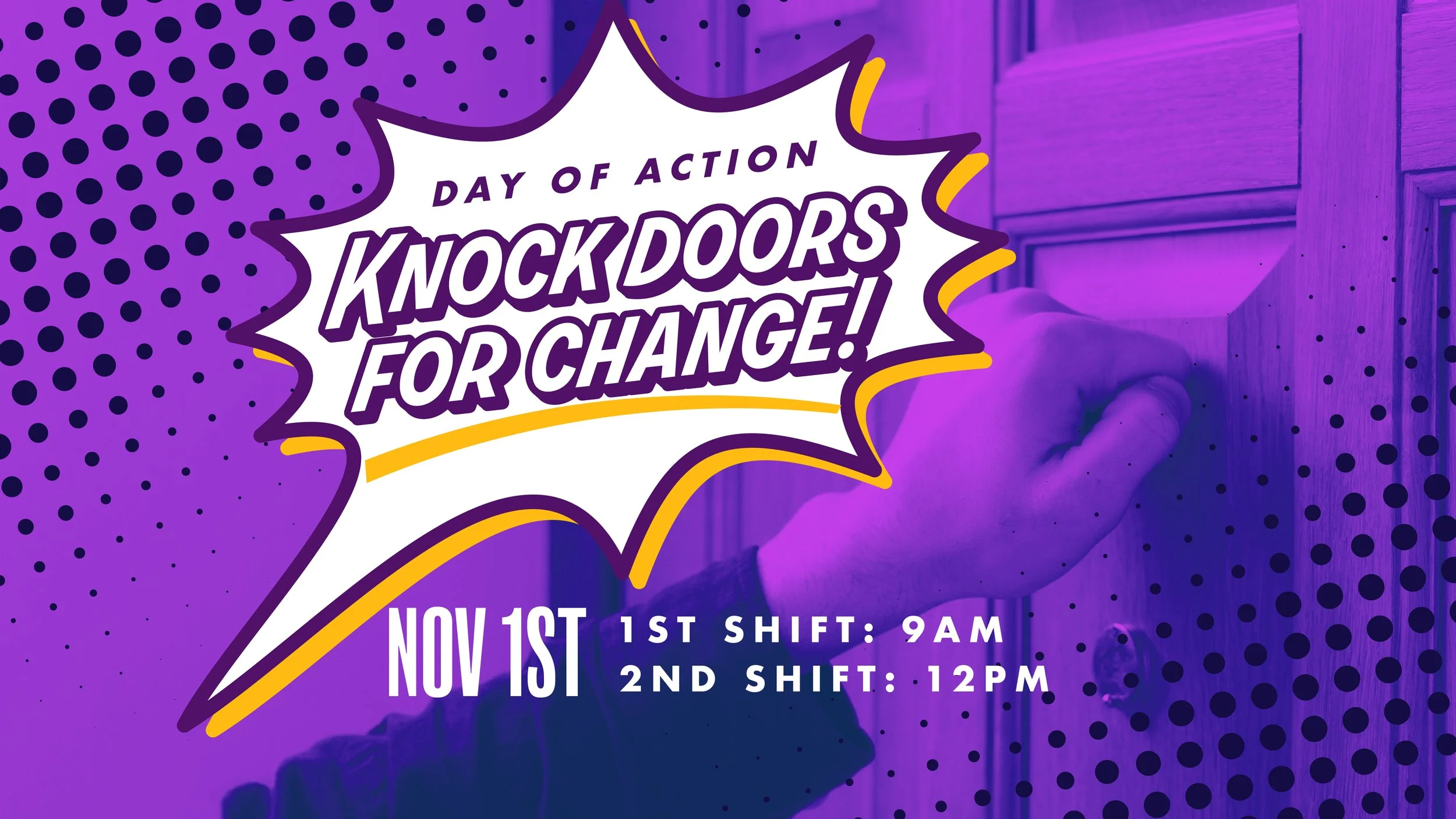 Day of Action: Knock on Doors for Change!