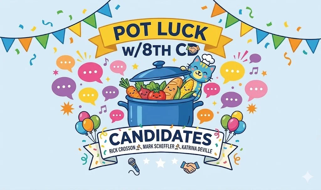 Pot Luck w/8th CD Candidates