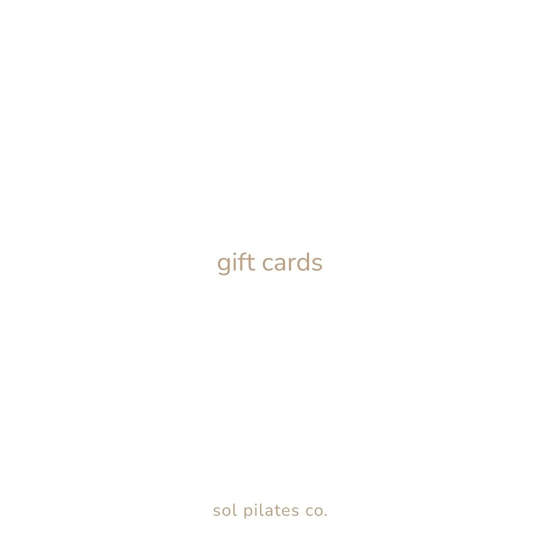 Give the gift of movement this festive season with a @_solpilatesco gift card 🥰🎄 

Gift cards are available via our website; 
https://www.solpilatesco.com.au/gift-cards