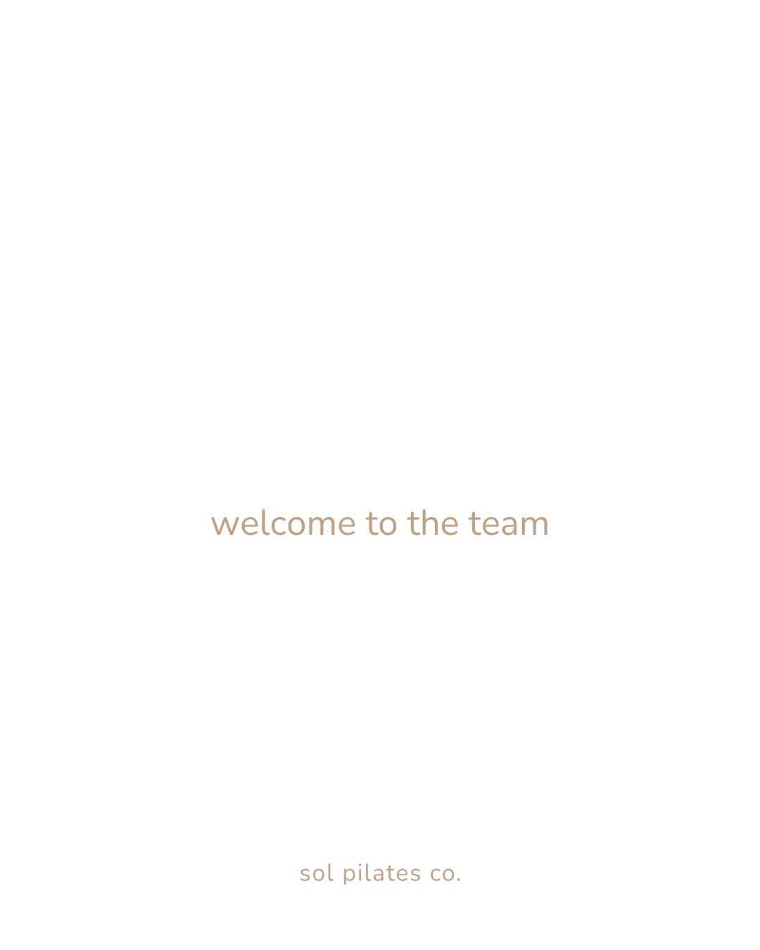 We are very excited to welcome Nat to the sol family 🤍

Bringing a wealth of knowledge and experience to the studio, a busy mum of three beautiful kiddos. You&rsquo;ll find her popping in here and there teaching reformer and stretch and flow classes