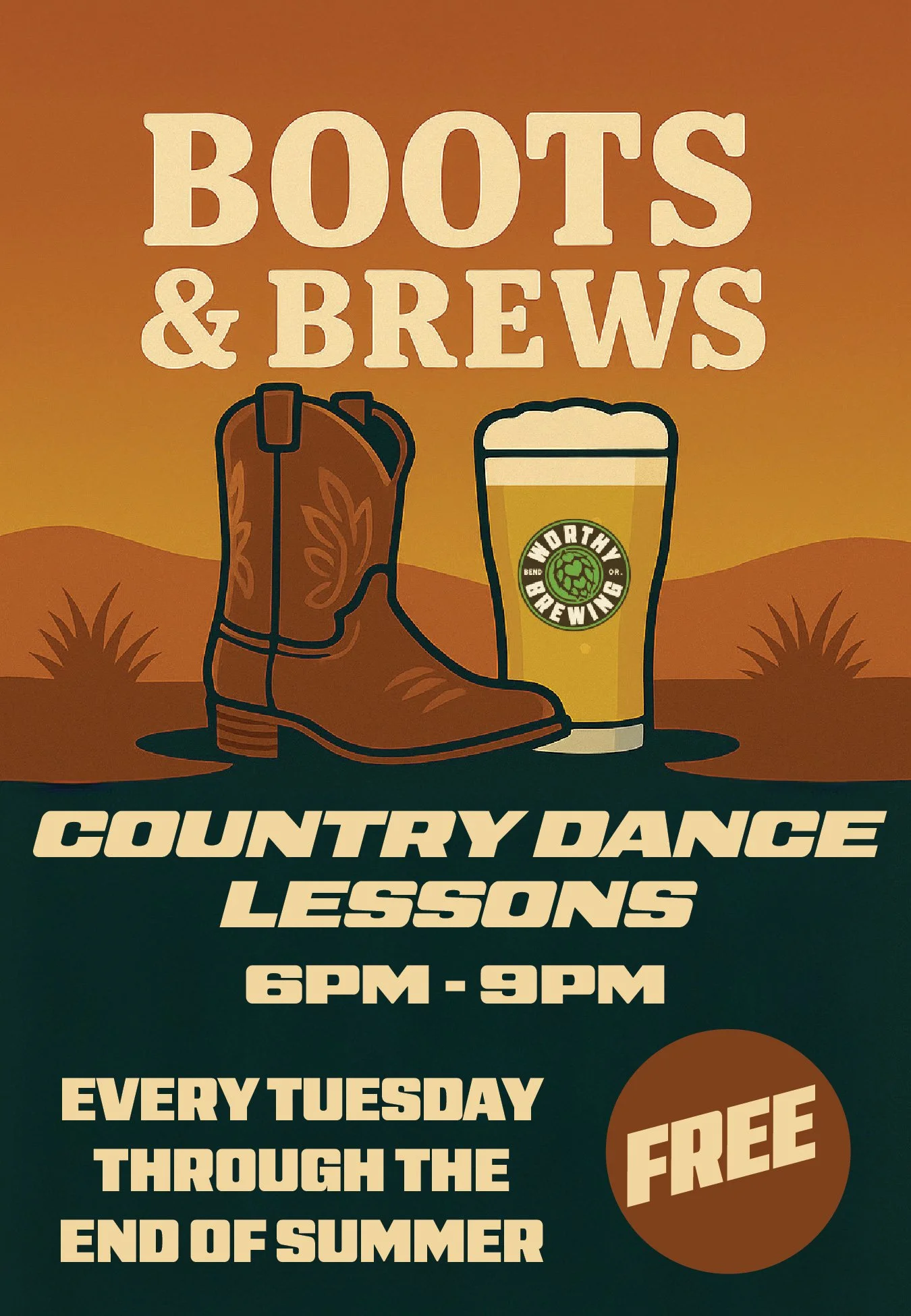 Boots and Brews 
