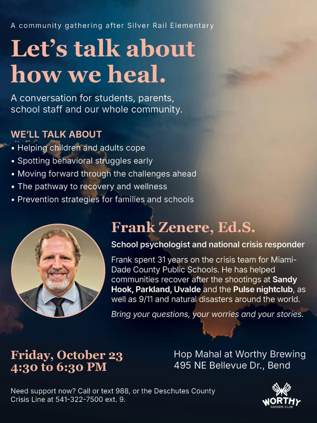 Community Town Hall on Grief and Recovery After the Silver Rail Elementary Shooting