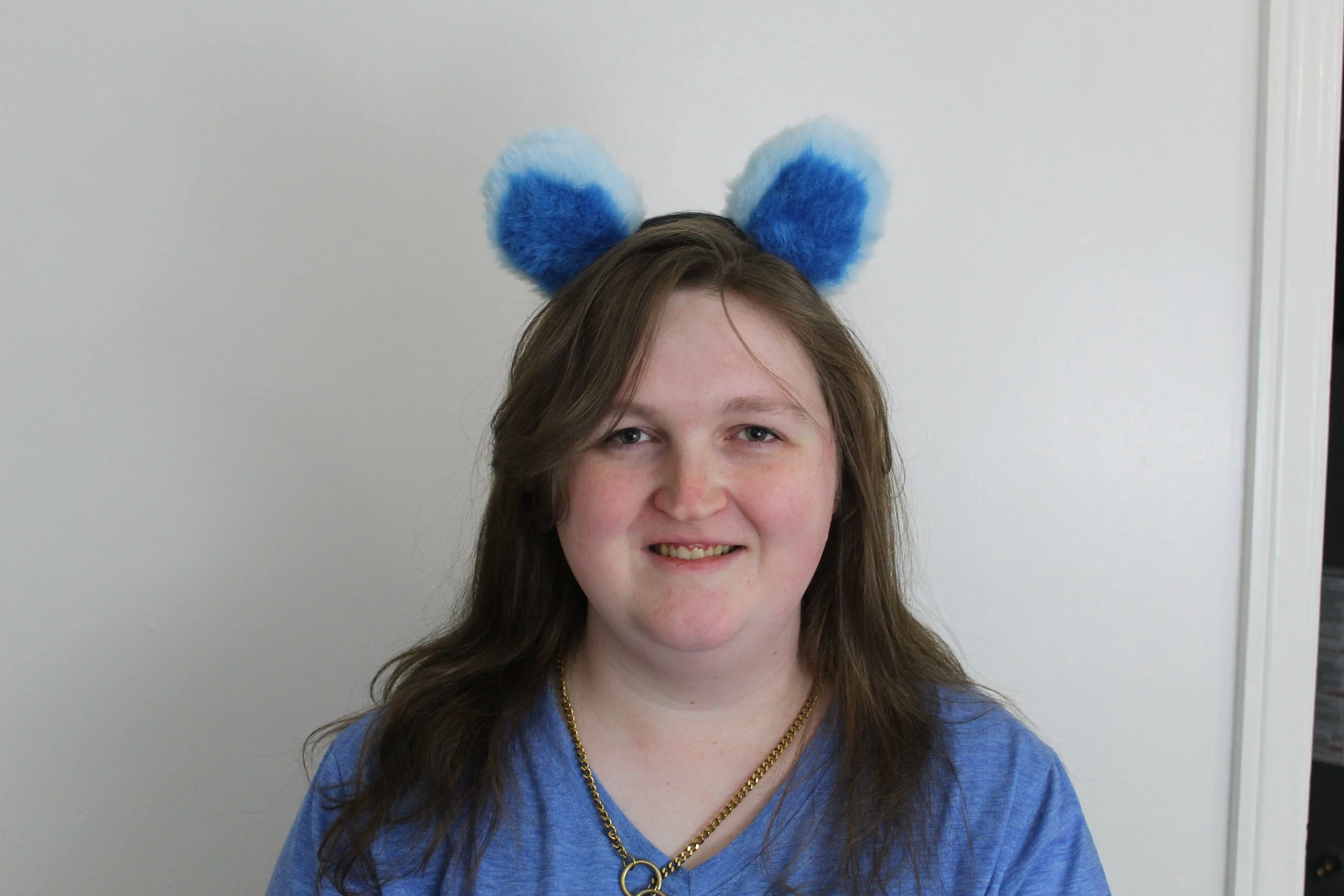 Light Blue Bear Ears
