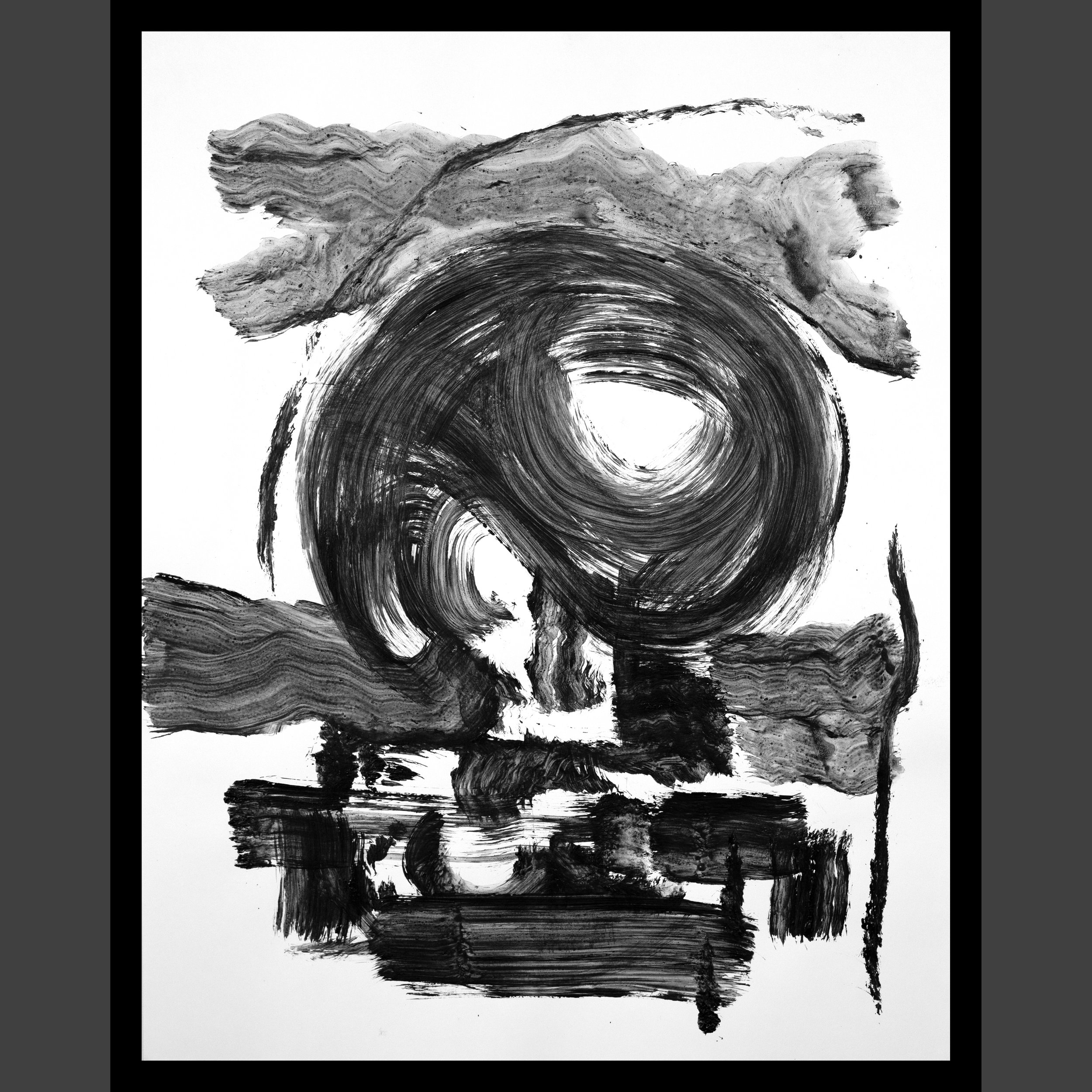 Two White Leopards Dancing in a Shadow