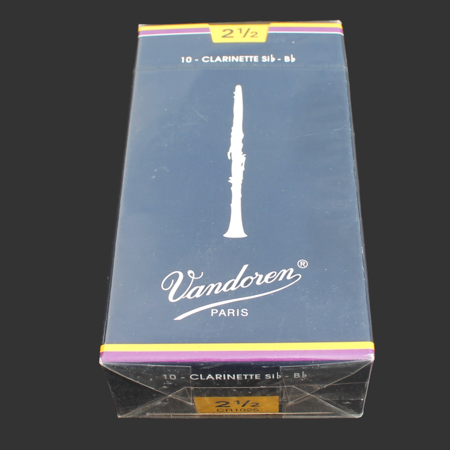 Vandoren 2.5 Traditional Bb Clarinet Reeds (Box of 10)