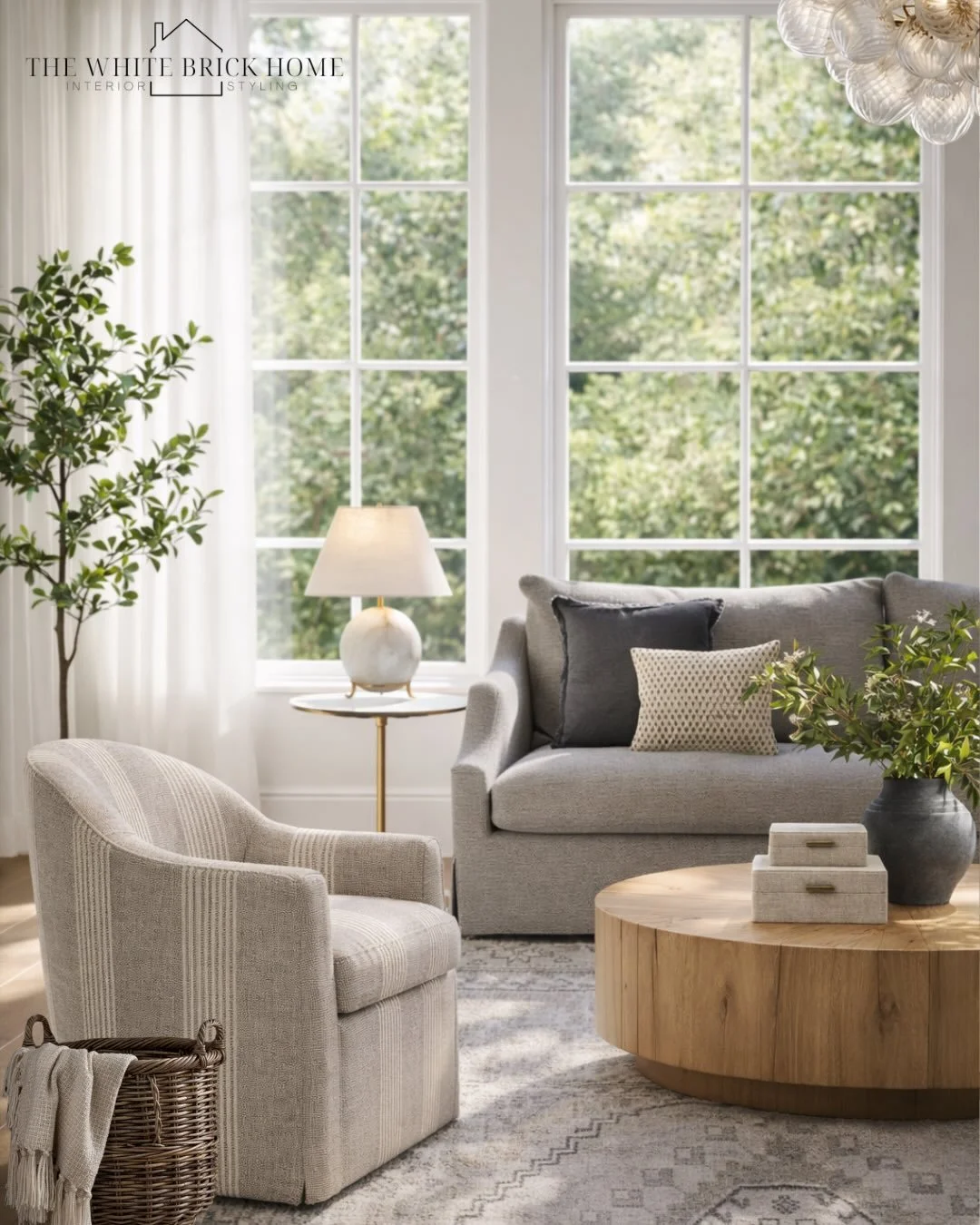 Designing a finished room shouldn&rsquo;t feel overwhelming.

Timeless design. Thoughtful details. A space that feels complete&mdash;without the guesswork.

Want a living room tailored to your space? DM me to get started 🤍

#moderntraditional #livin