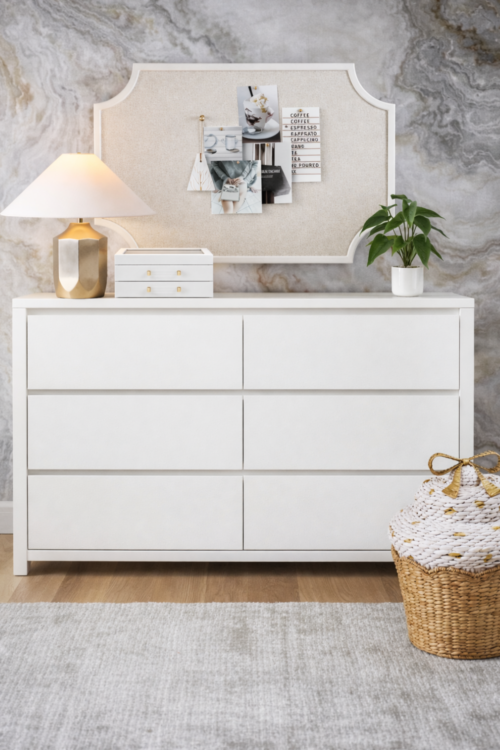 Modern Teen Bedroom: A Soft Glam Space That Grows With Her
