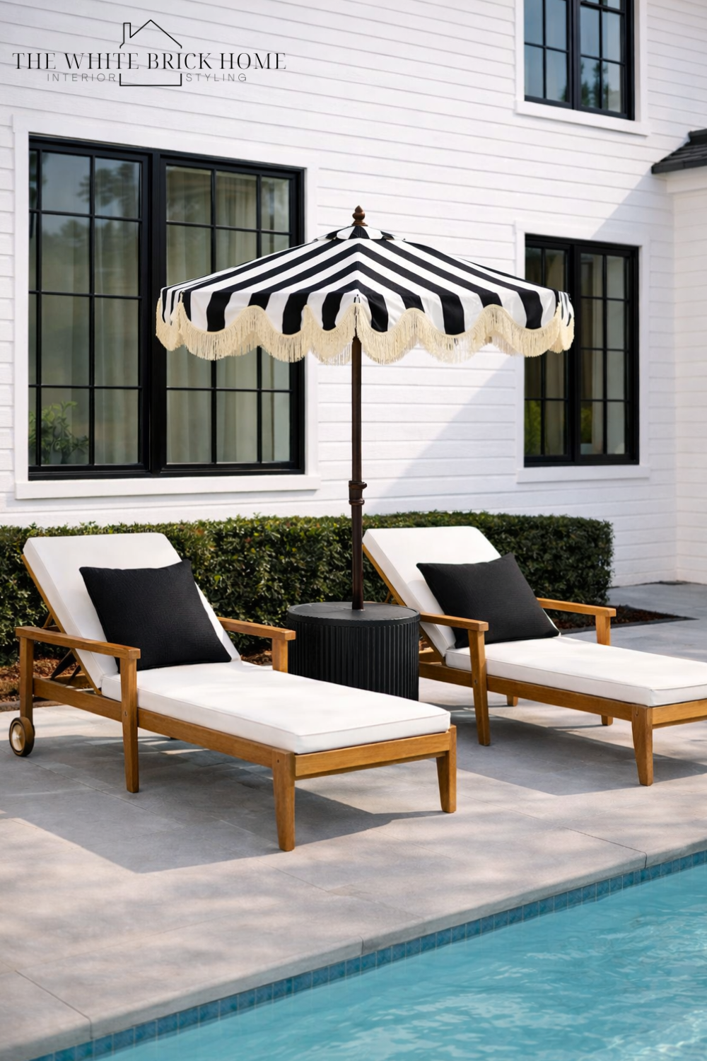 A Chic Outdoor Living Space - Without the Designer Price Tag