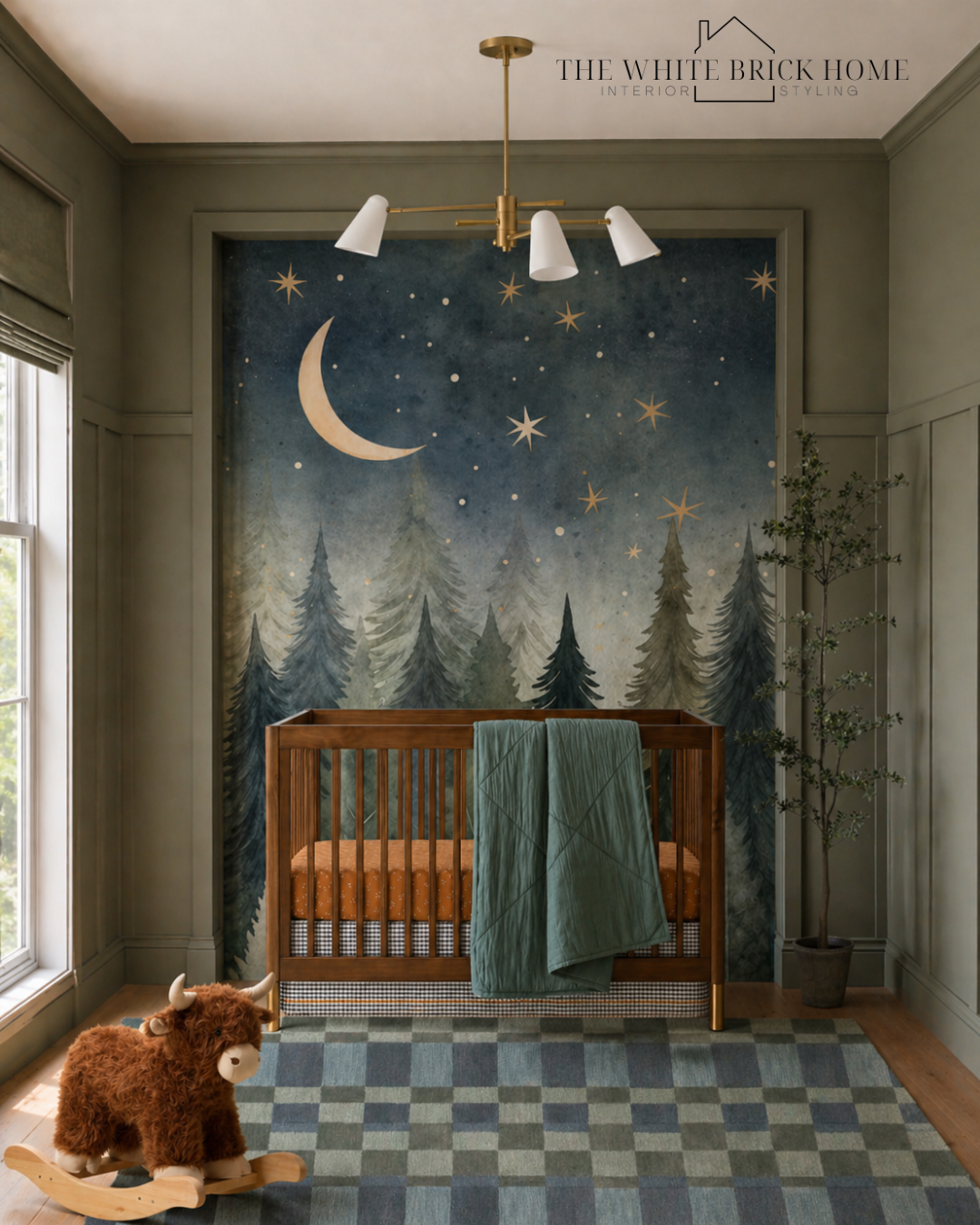 A Moody Woodland Nursery That Feels Like Pure Magic