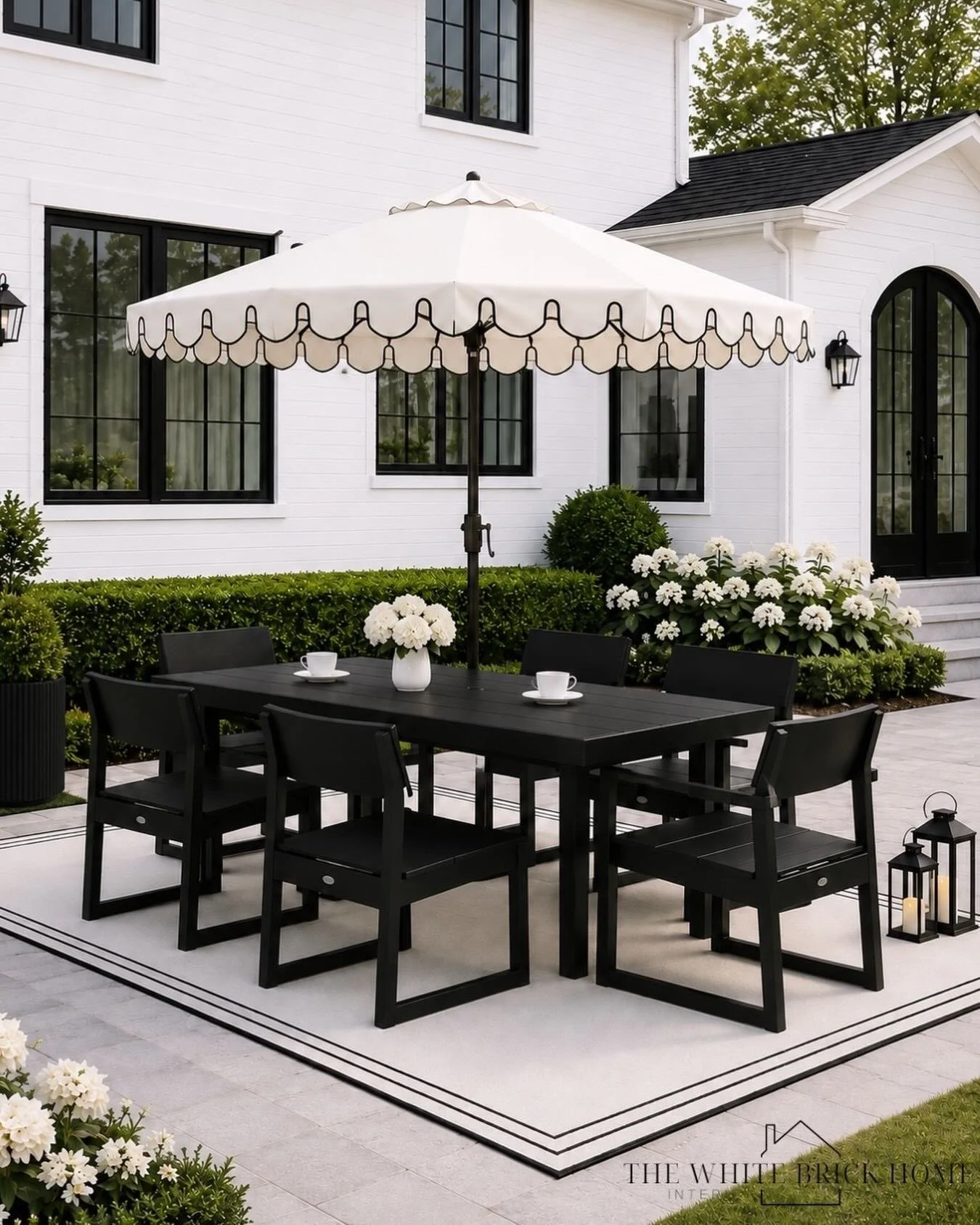 Outdoor season just got a major upgrade 🤍 From the black dining set to this scalloped umbrella moment&hellip; these Wayfair finds make your patio look designer without the designer price tag. ✨

Comment &ldquo;SHOP&rdquo; and I&rsquo;ll send you a r