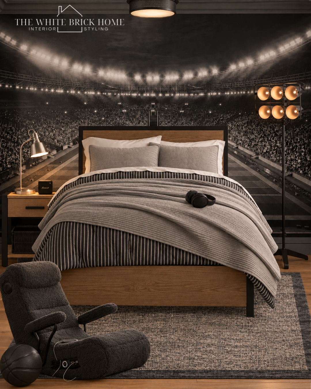 A Football Bedroom That Feels Cool, Not Themed
