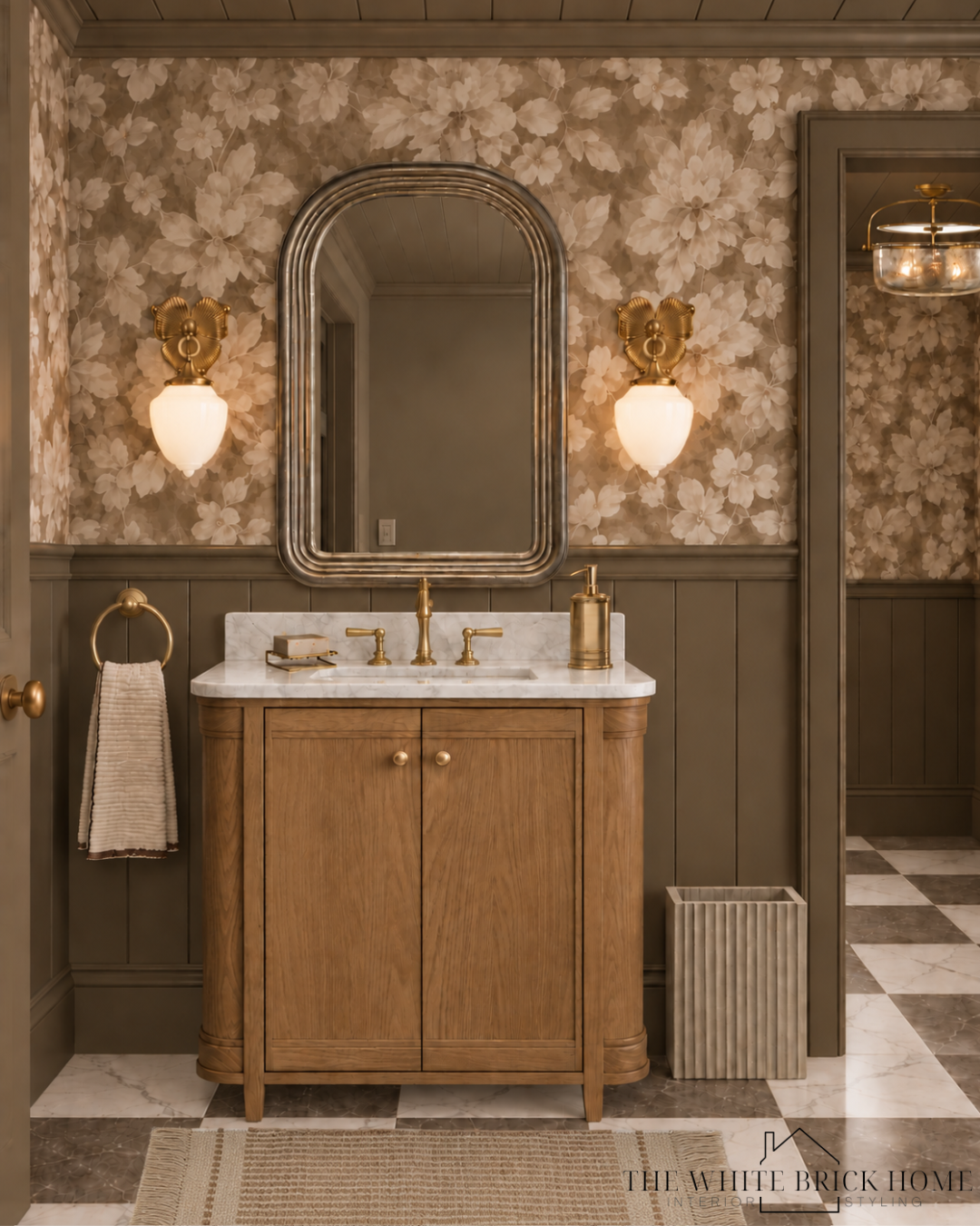 Brown & Antiqued 