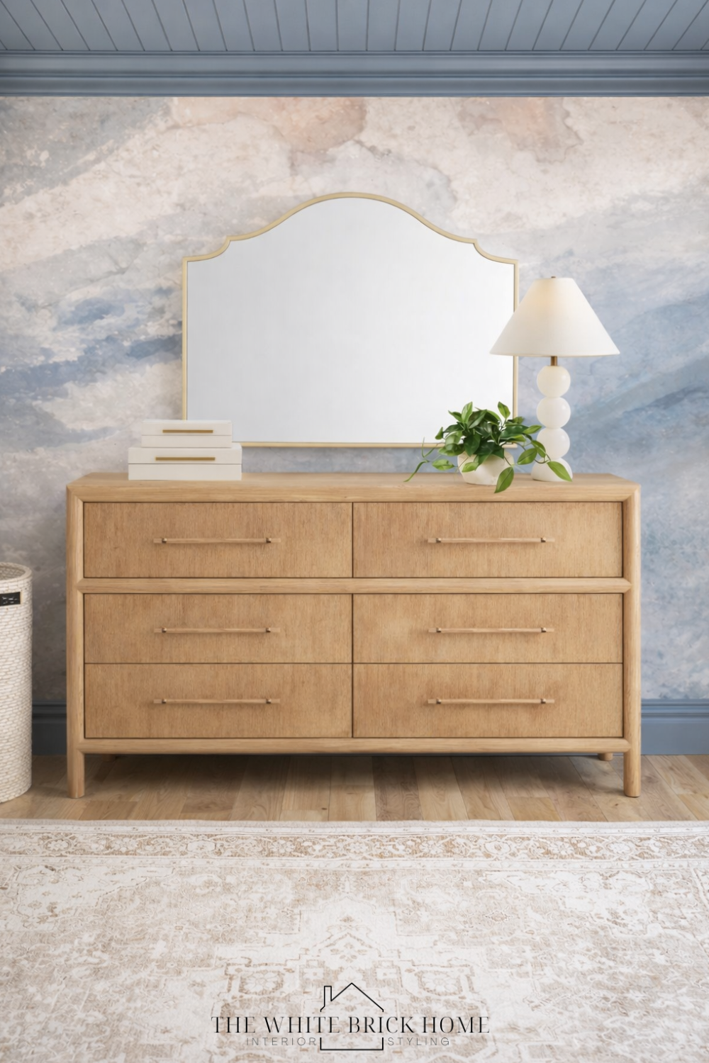 Watercolor Mural Dresser 