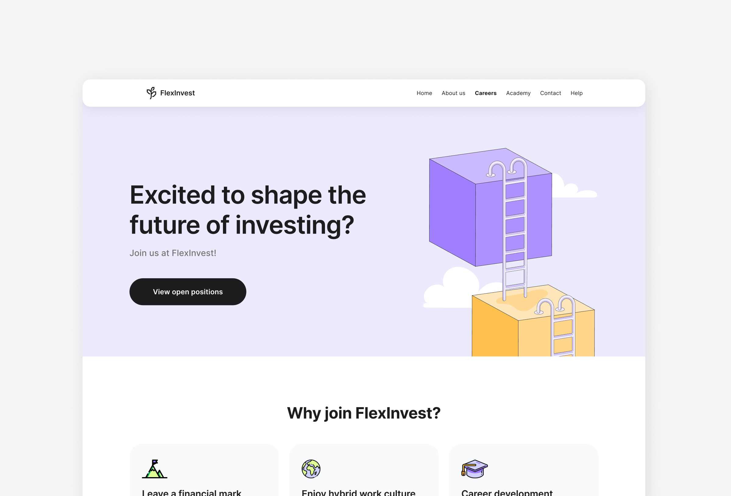 Careers page