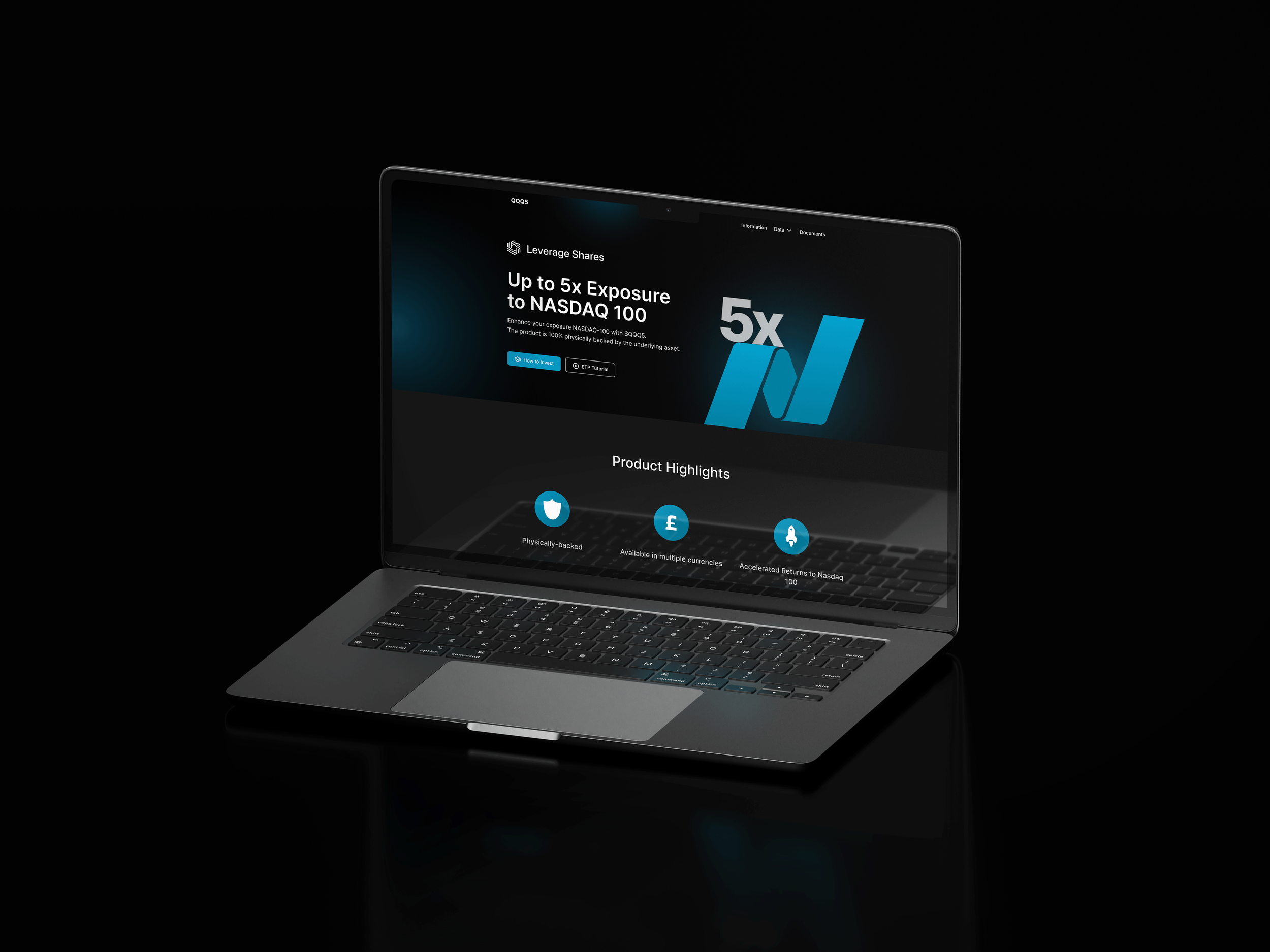 Crypto mockup website