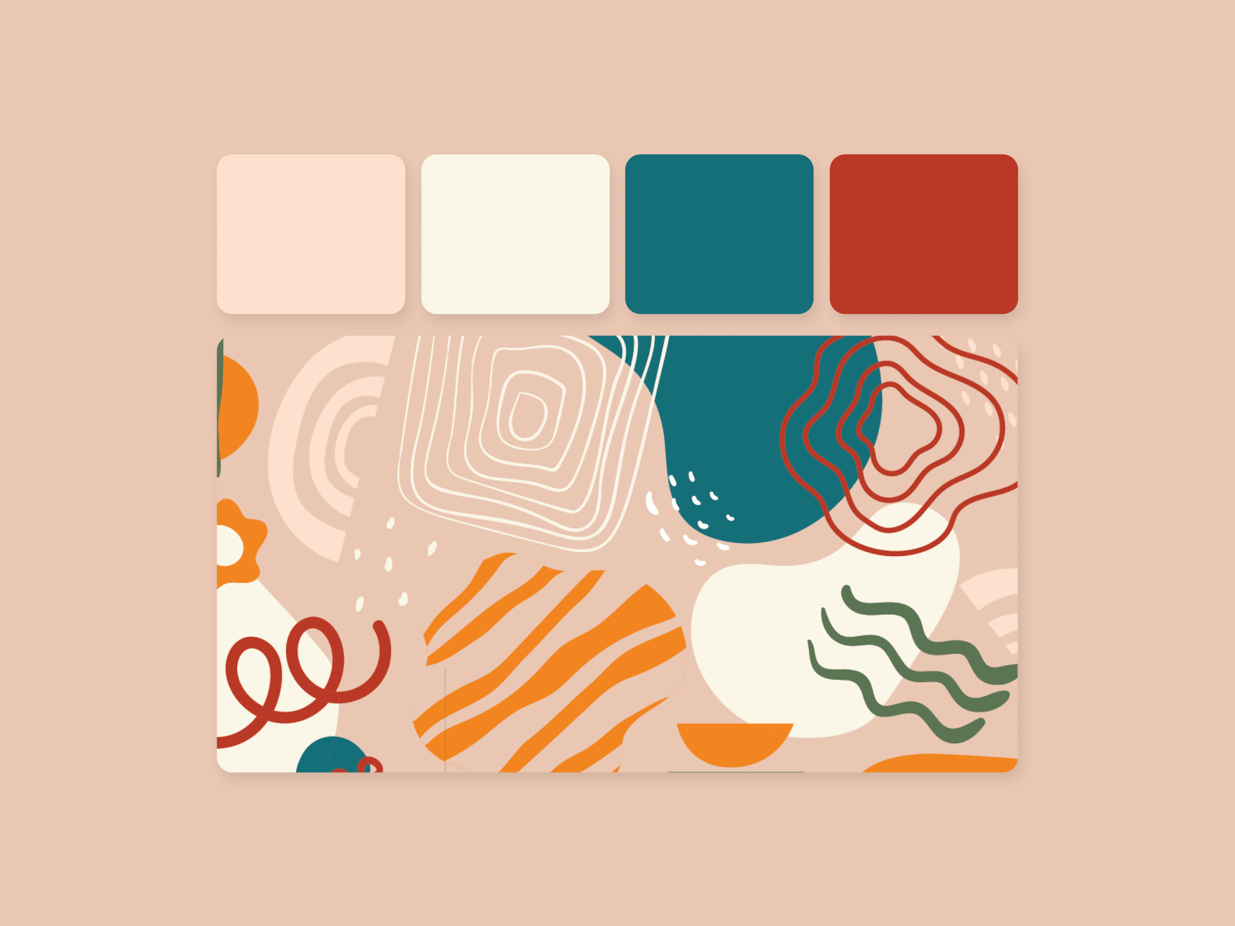 Color palette strength