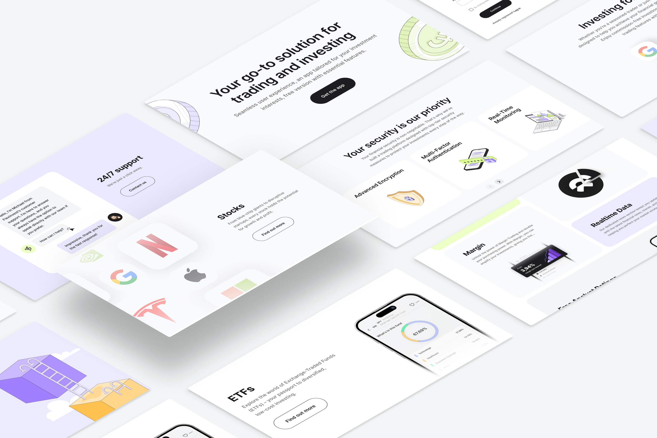 Website sections