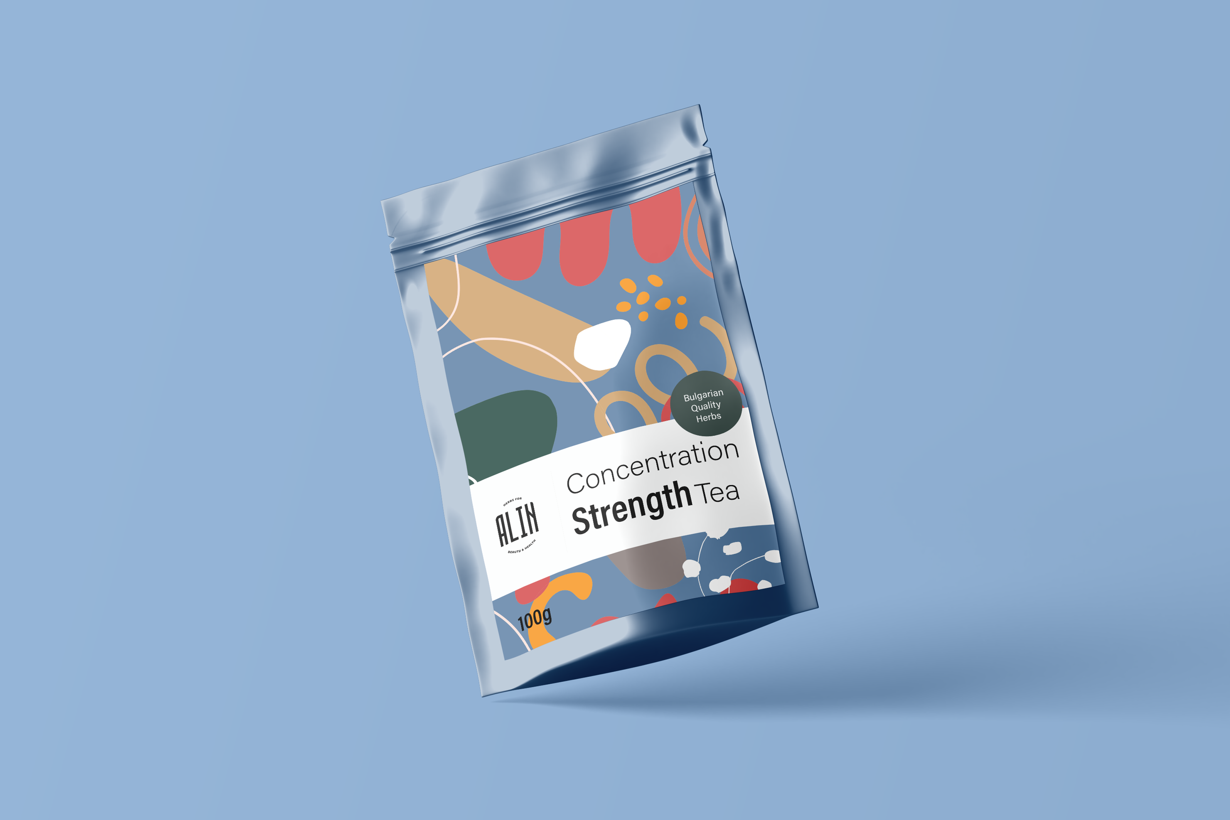 Blue Packaging Strength Tea