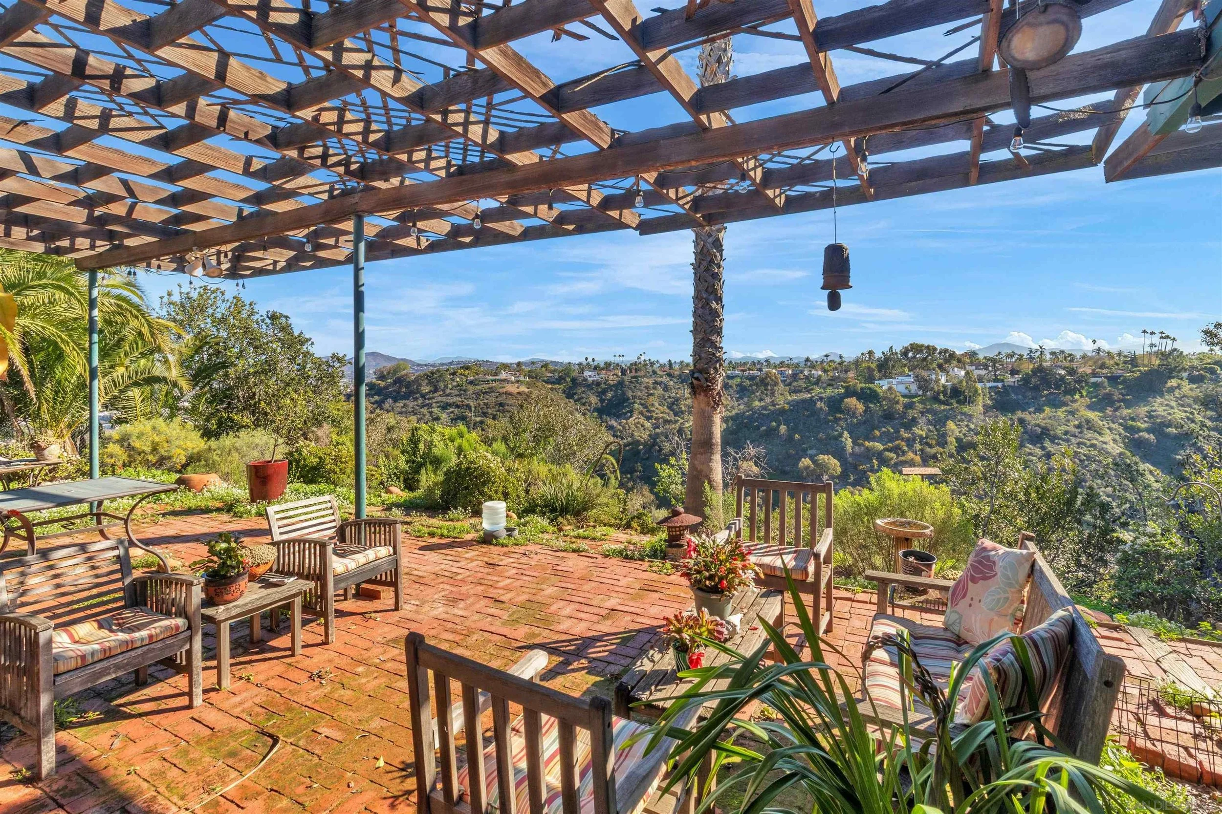 Fun and funky hillside home with views in Normal Heights.  Huge lot and loaded with potential.  