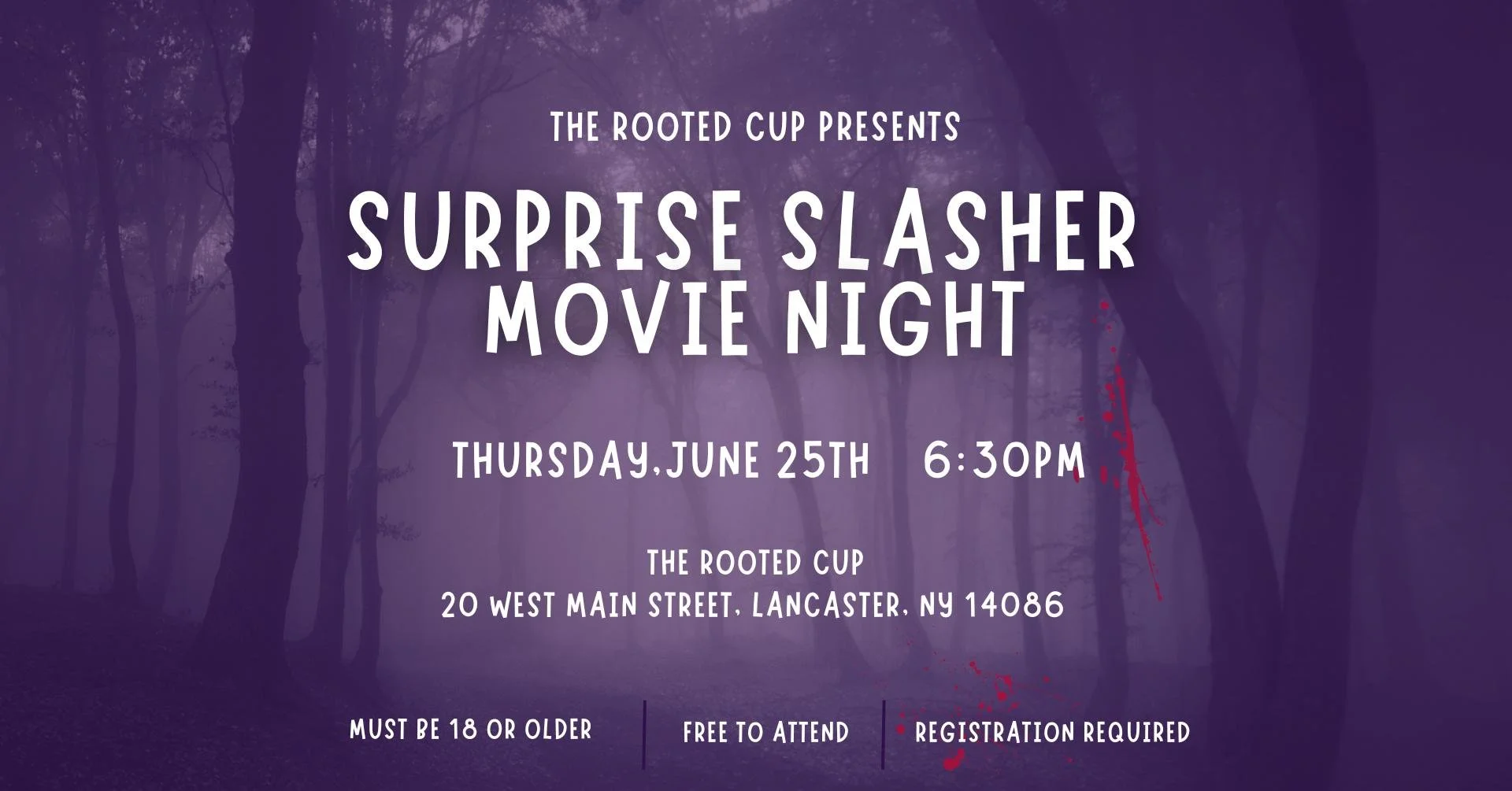 Surprise Slasher Movie Night