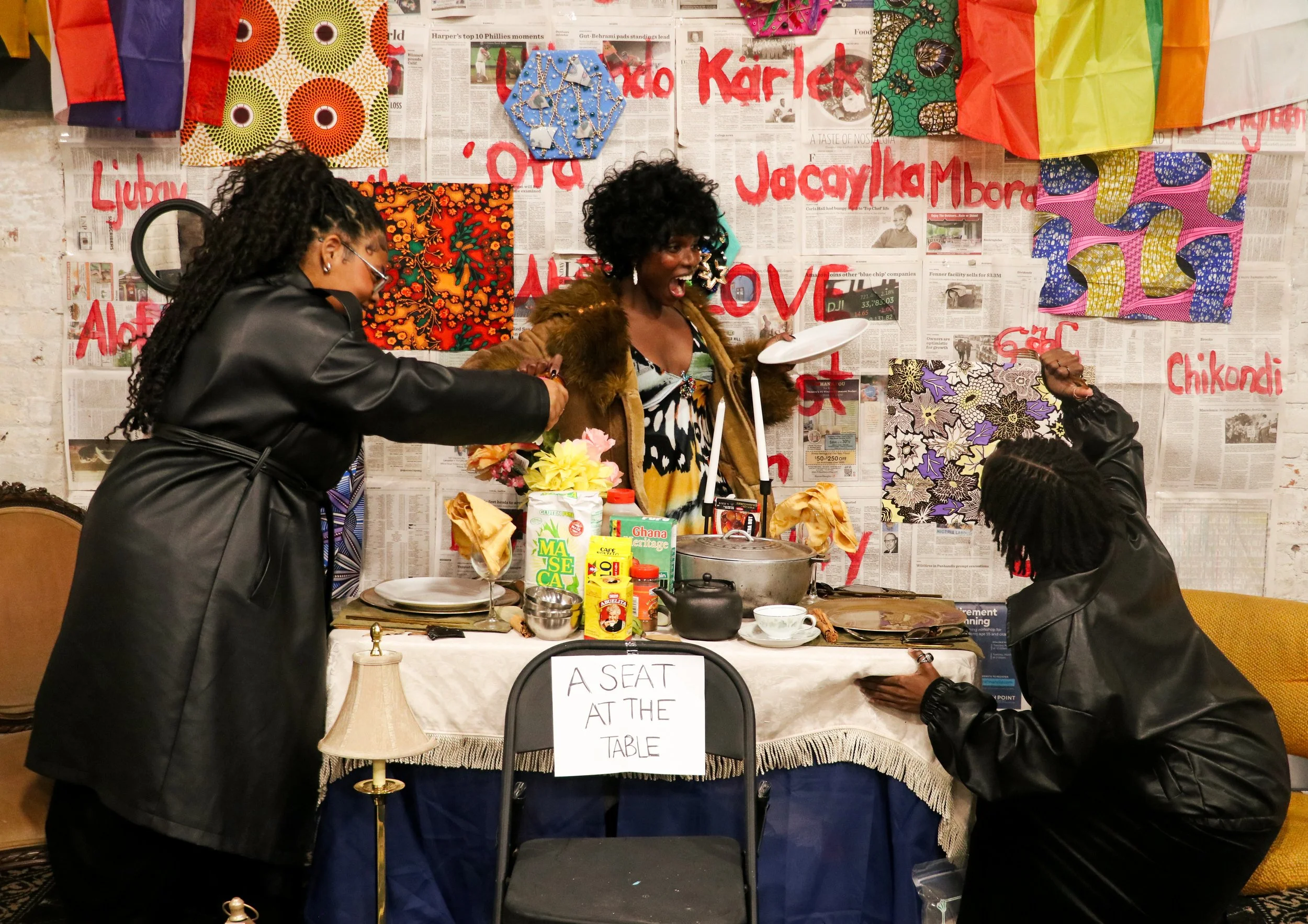 Where Diaspora Sits: Installing “A Seat at The Table” at New York Fashion Week 