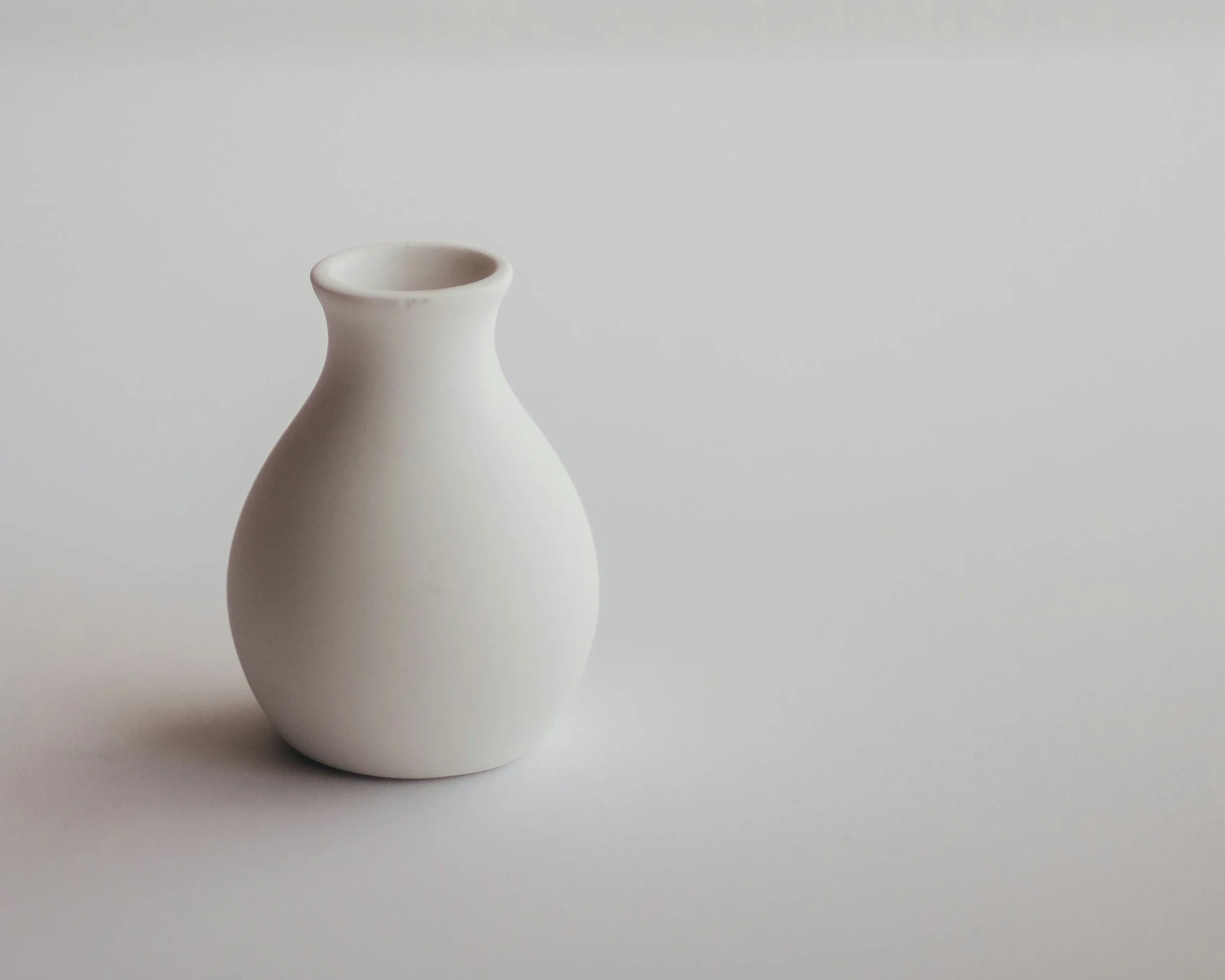 White vase