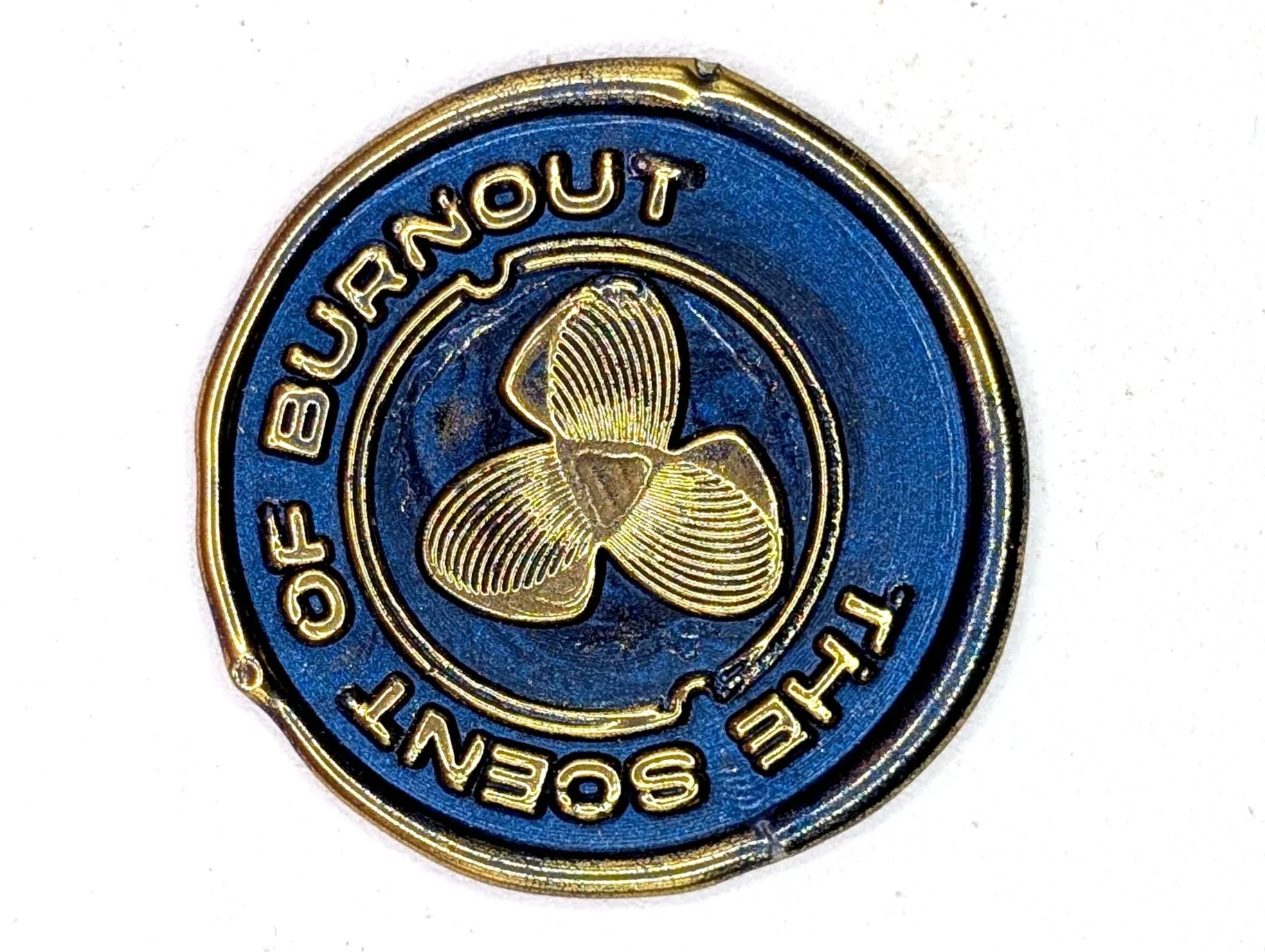 wax seal created during the scent of burnout corporate creative workshops in London