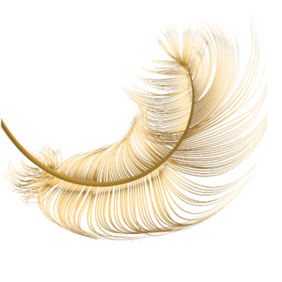 gold feather