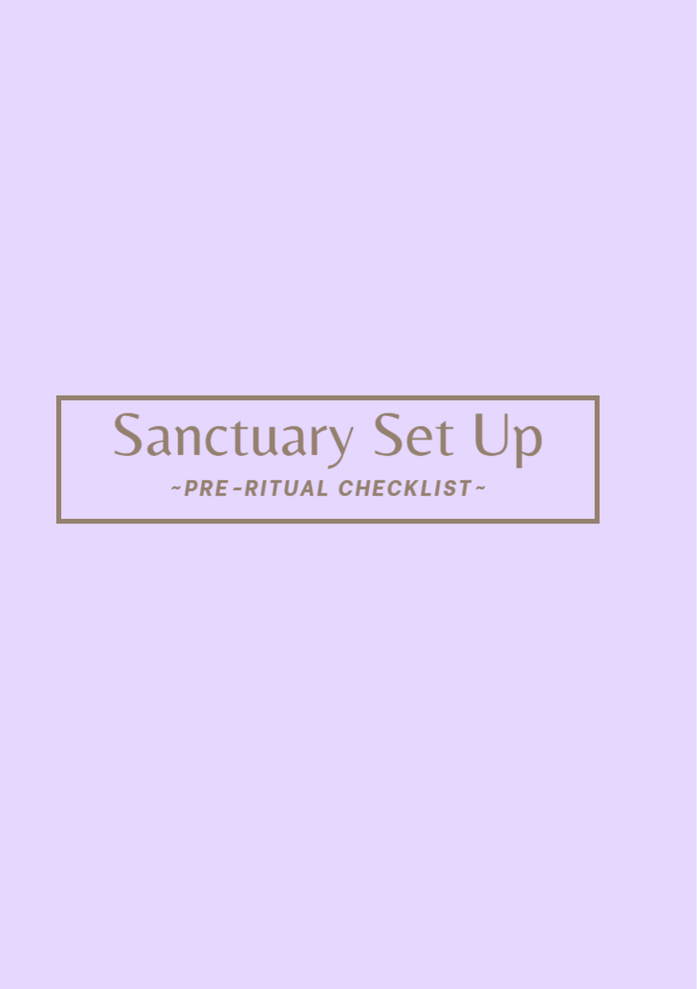 Sanctuary Set Up Checklist.png