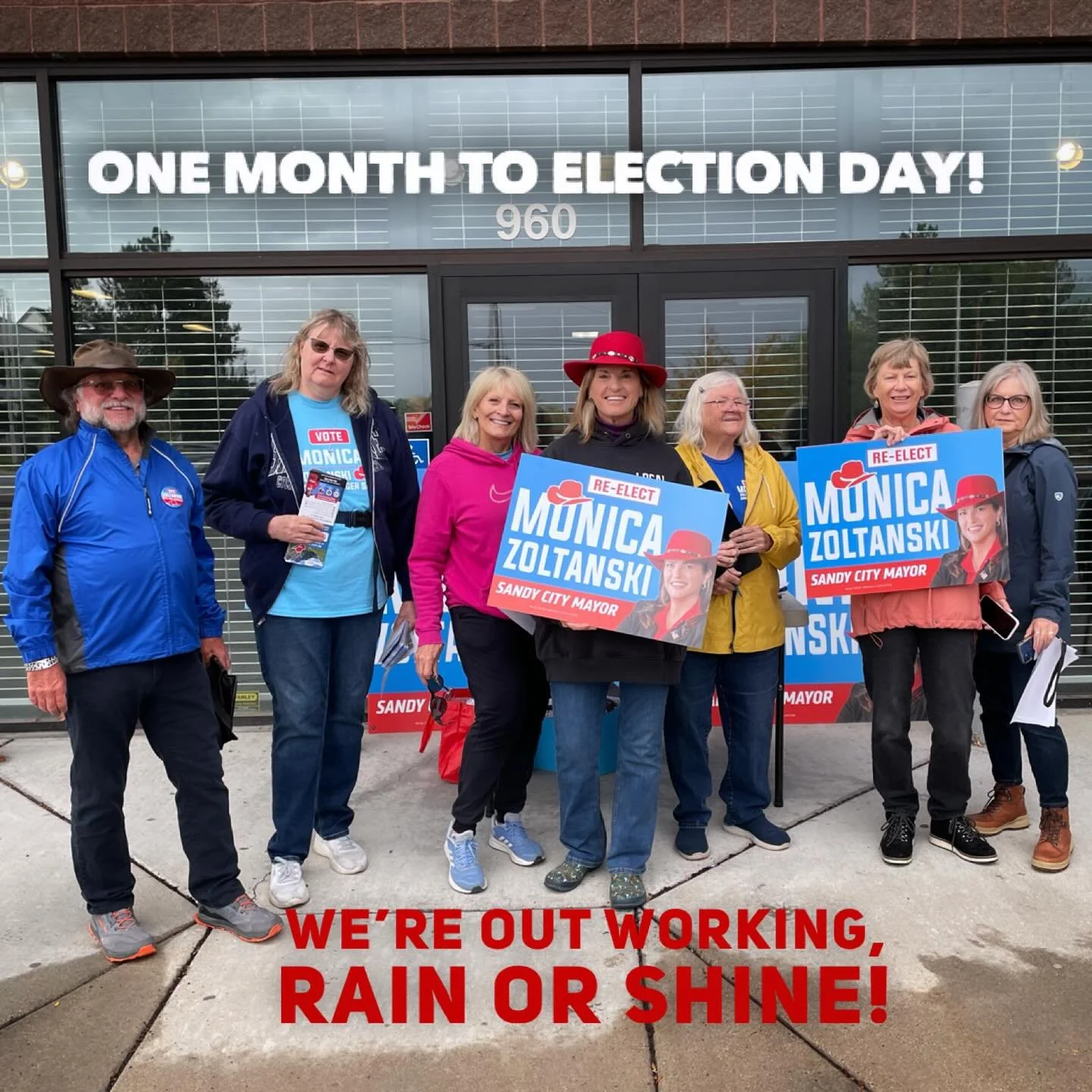 We&rsquo;re officially ONE MONTH from Election Day. Every single vote counts &mdash; and I need your help to make sure we&rsquo;re reaching Sandy voters in every corner of the city. Thanks to Mayor Z friends who helped knock doors today in the rain. 