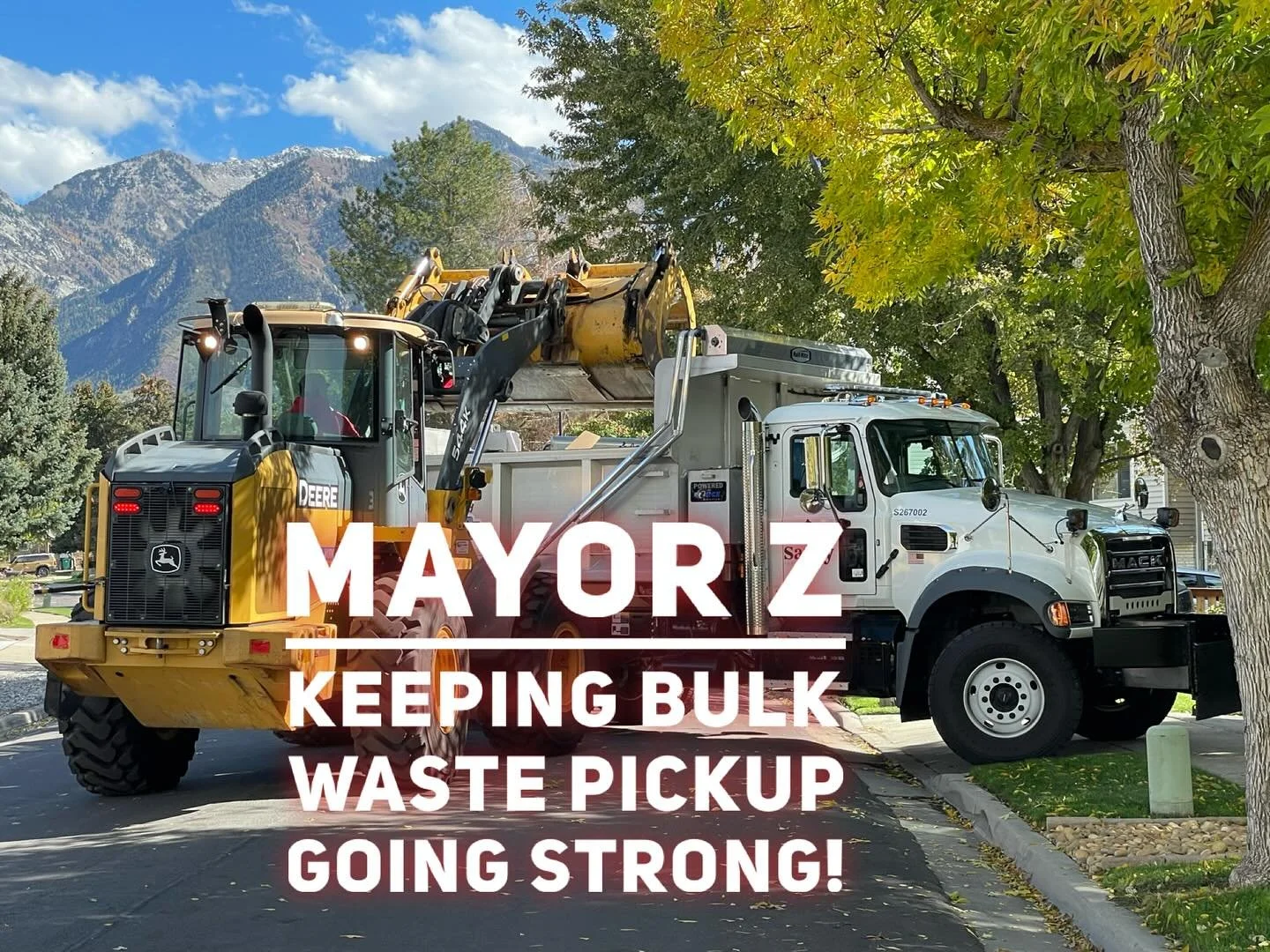 Promise Kept: 🚜 Bulk Waste Pickup 🚛stays in Sandy. Four years ago I ran on a promise to keep our curbside keep bulk waste pickup service. We&rsquo;ve had to tighten how we run things, but my unwavering support has created:
💧 environmentally sound 