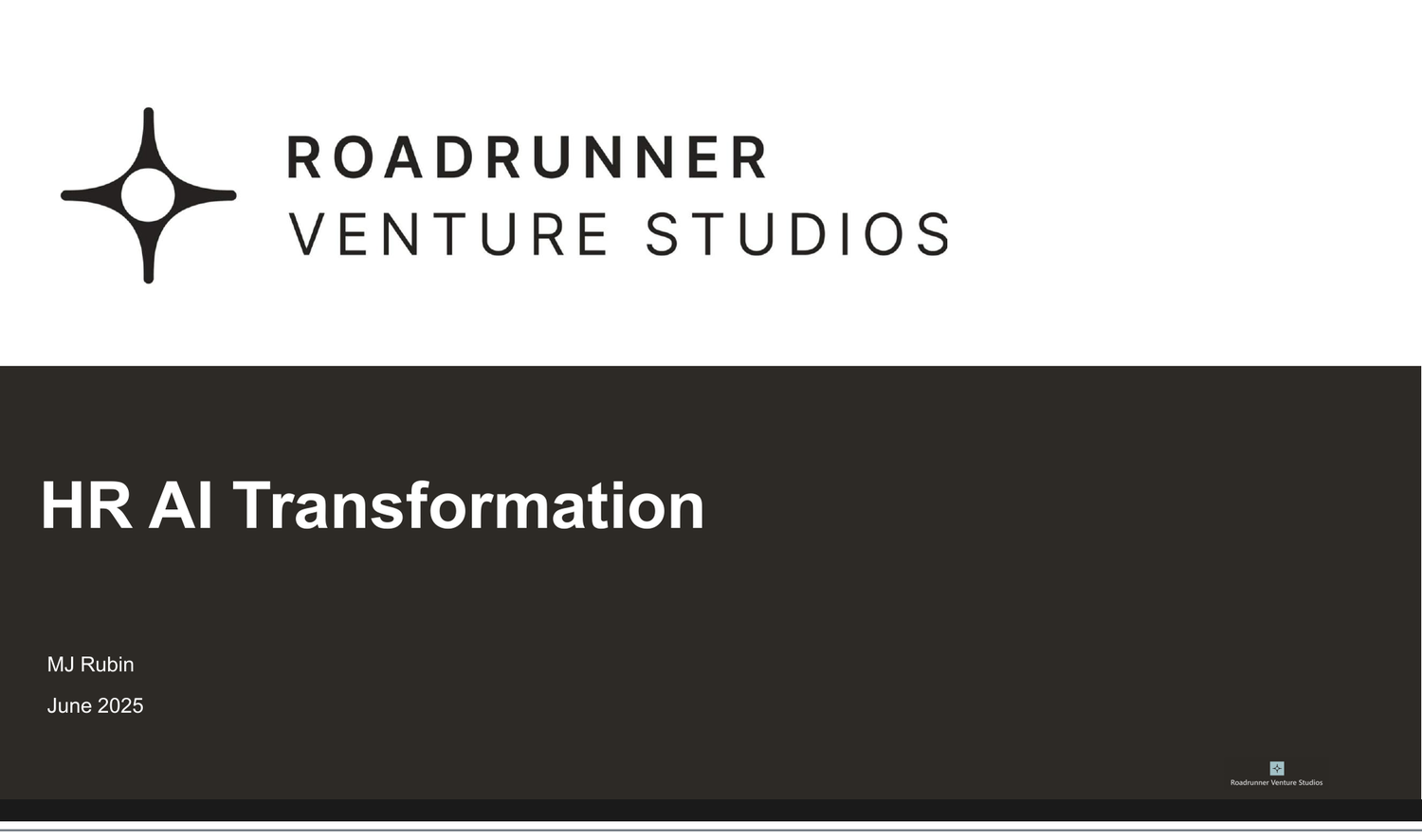 HR AI Transformation slide block 1