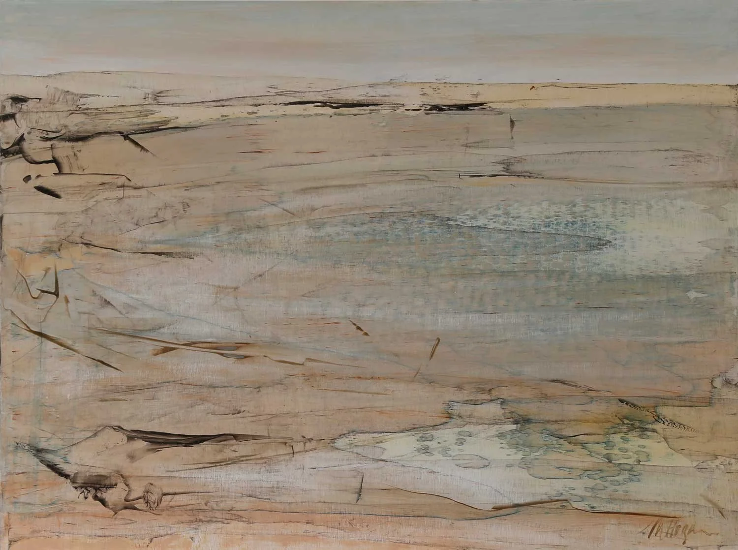 PENDERS - Acrylic, pigment and oil on board. 60 x 80 cm $2800