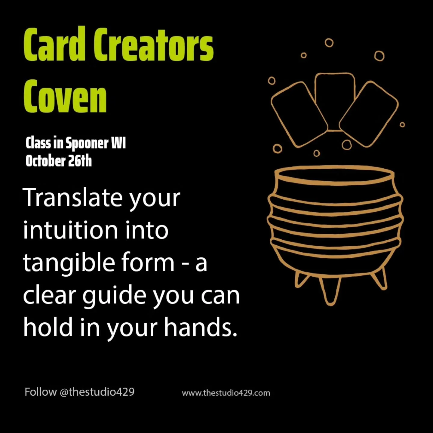 If this speaks to you, reach out to reserve your spot.