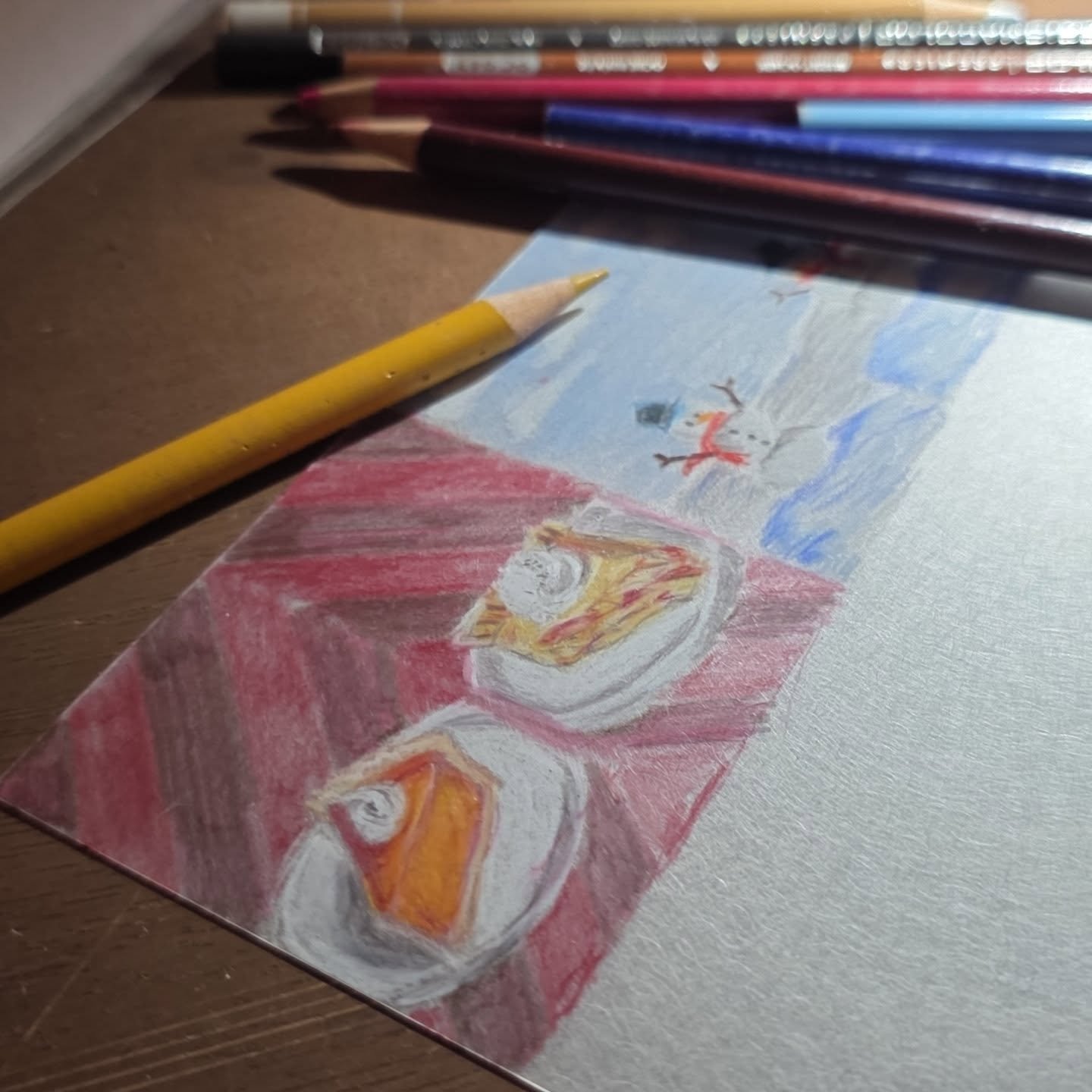 Drawing some new designs tonight. But looking at the forecast, I'm not certain about tomorrow's Sip &amp; Shop. Would you be out shopping on the first night we get up to 12 inches of snow? Or home and cozy staying off the roads? 🧐❄️

We'll keep an e