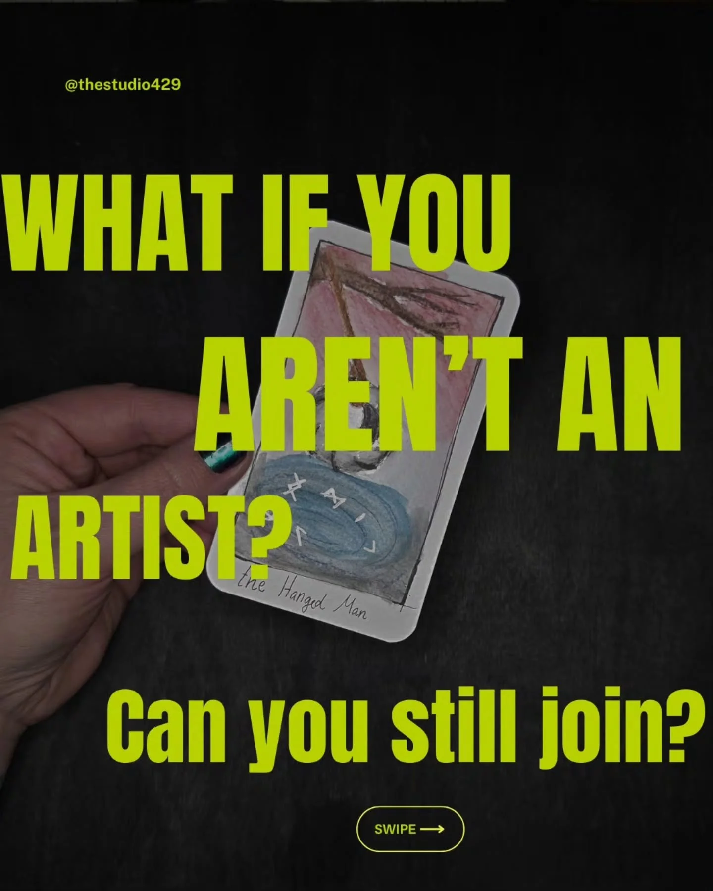 Long story short, YES! You can join no matter what level of artistic skill you have, no matter what type of art you do, no matter if you think you are or aren't an artist. You'll find yourself with some cool cards by the end! 

Class is on January 17