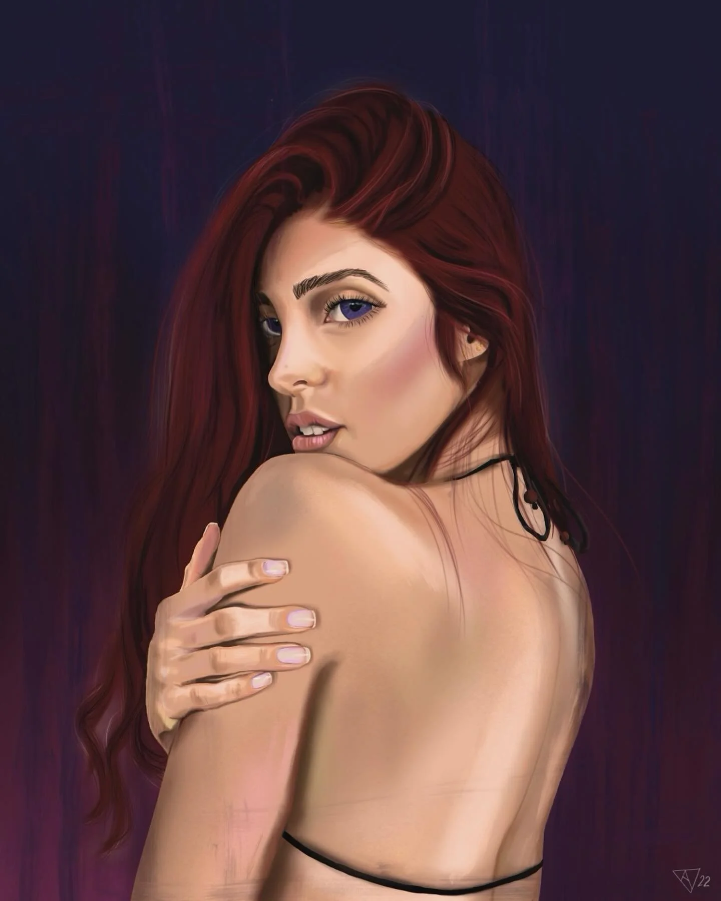 It&rsquo;s Spring again! And Persephone has returned from the underworld, welcoming back warmer weather, new plant growth and a fresh energy. I painted this digitally back in 2022. Now I&rsquo;m working on Inanna, from the Sumerian decent and rebirth