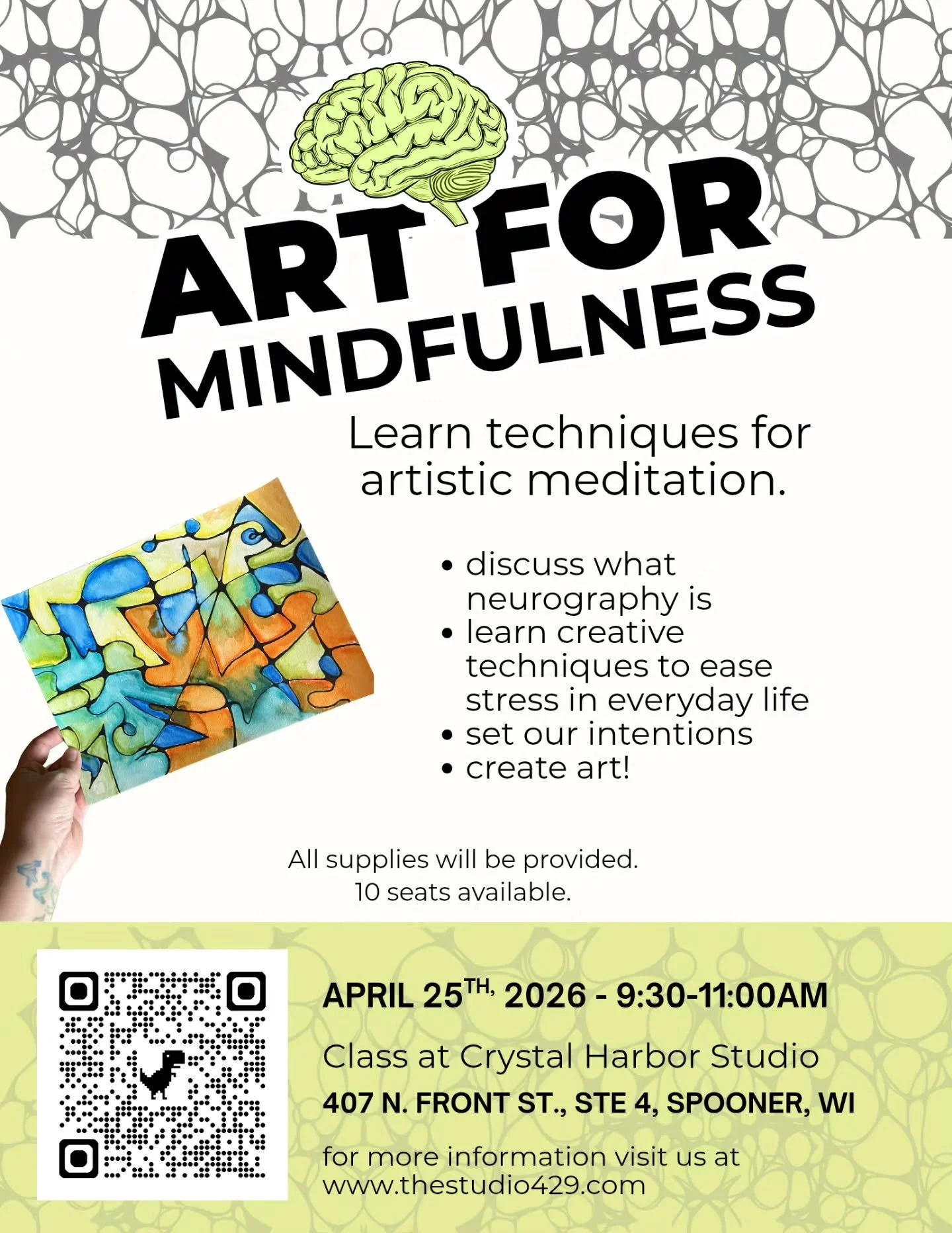 Art hasn't always been my therapy. Sometimes it's been my mirror. A reflection of how I showed up in other places. With all the best intentions, but poor executive functioning. 

I can remember trying to paint on canvas with acrylic, and I would put 