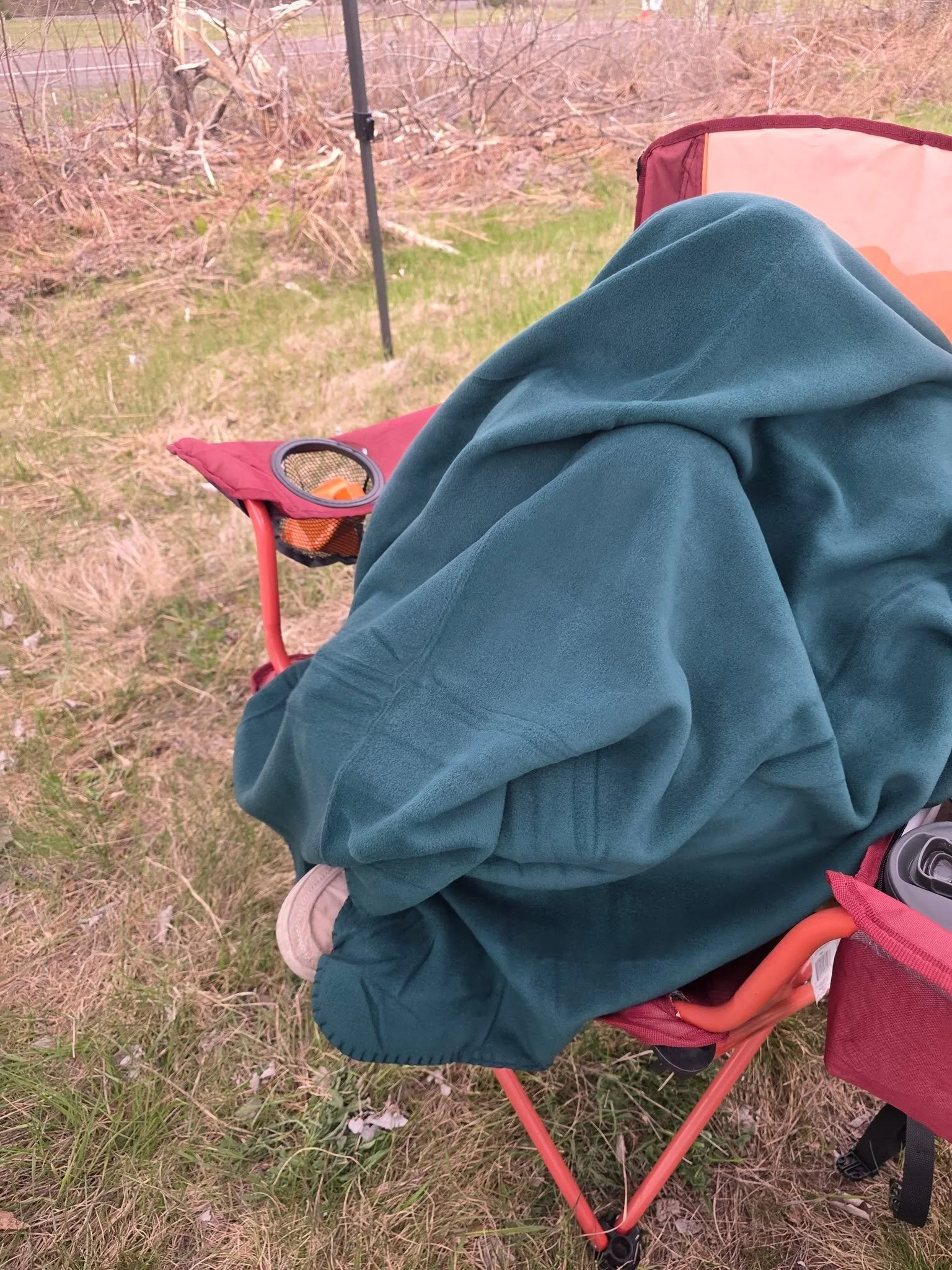 Another successful poppleshoot wozny aid station. My assistant stayed hidden under blankets until the sun came out though. 😂