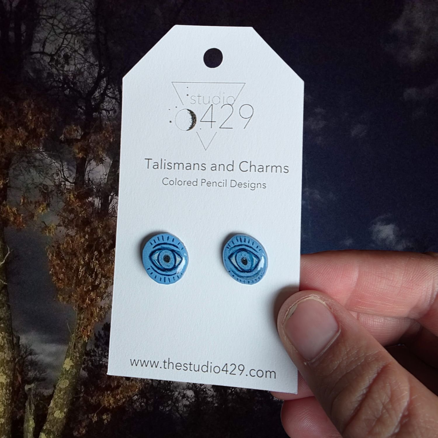 Evil Eye Studs