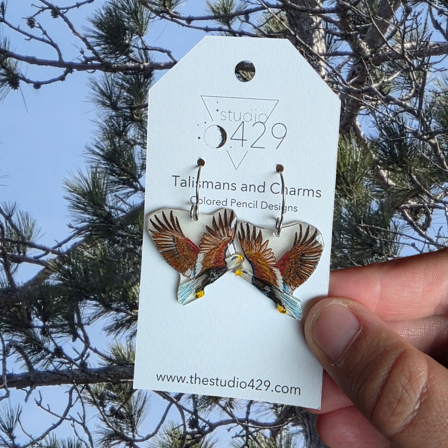Bald Eagle Earrings