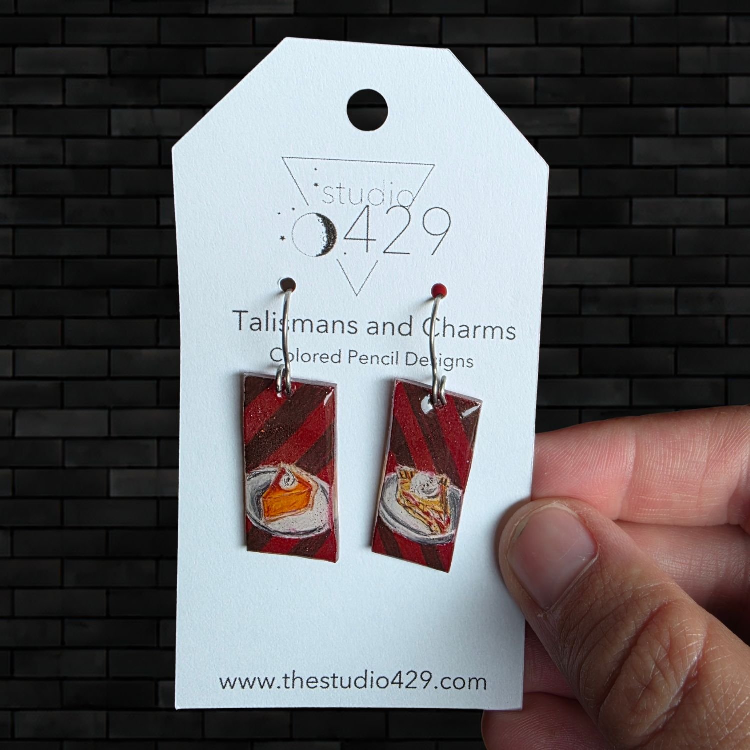 Holiday Pie Earrings