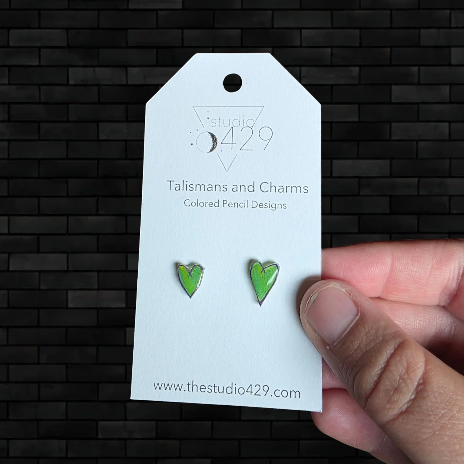 Heart Studs