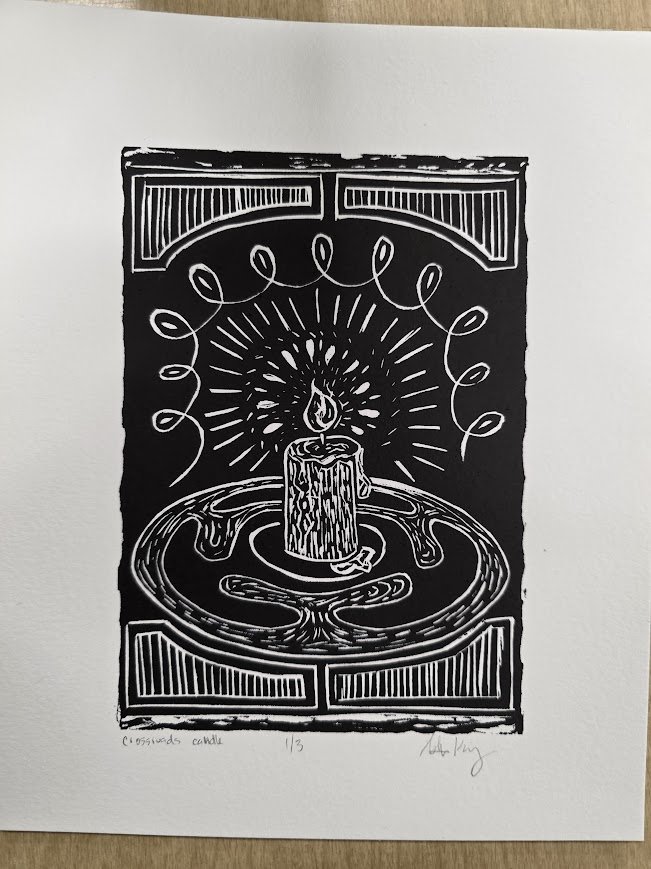 crossroads candle print lino.jpg