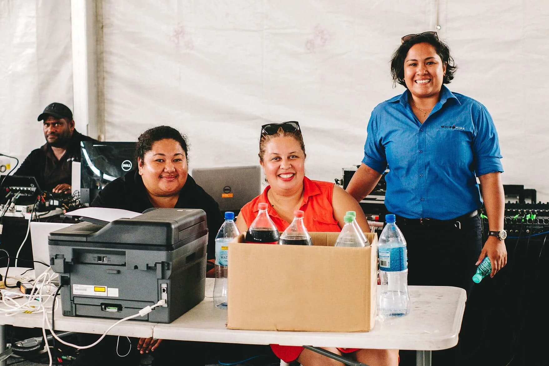 Kim managing Fiji’s largest wedding of 2020