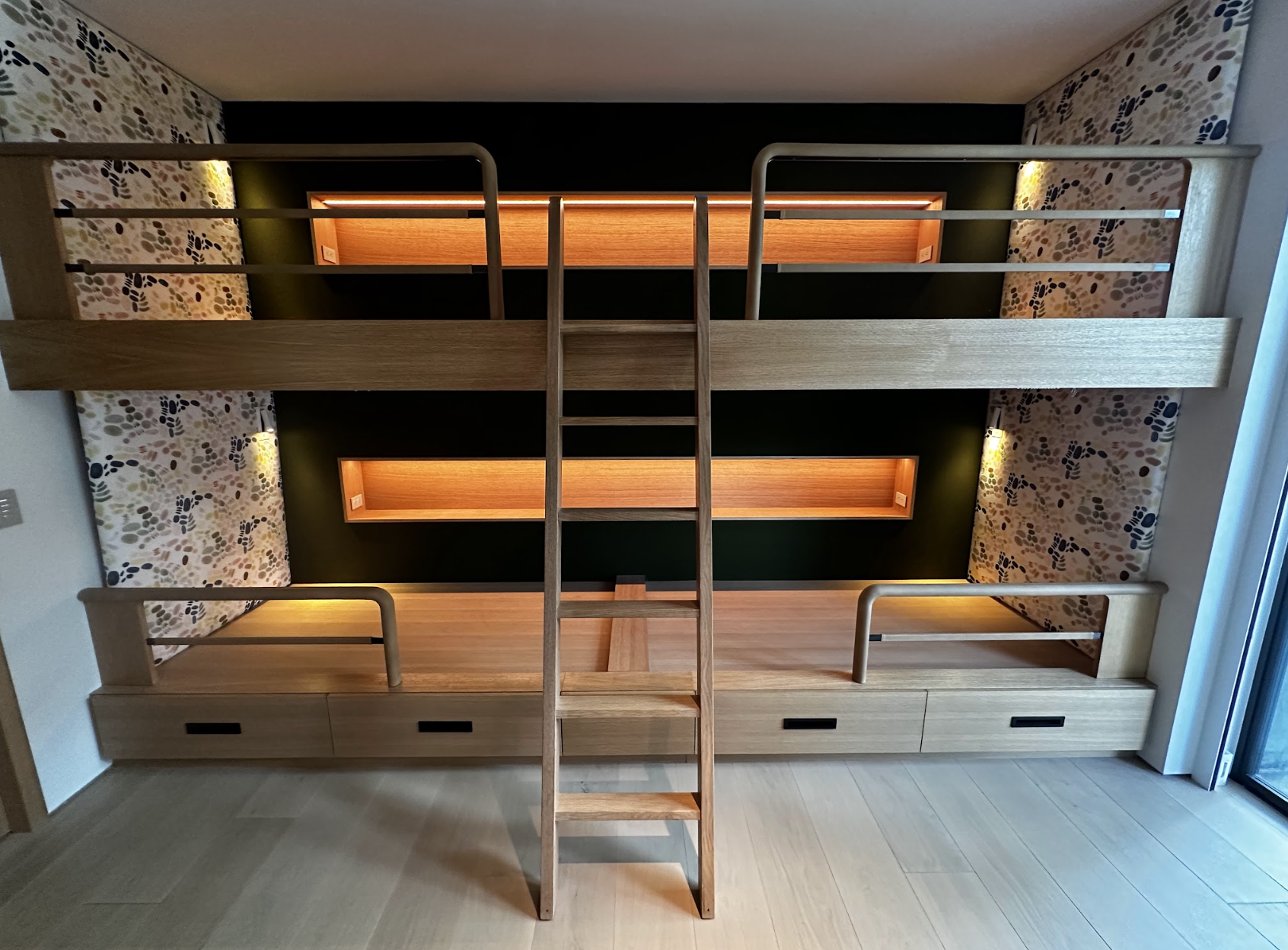 Smith Works transformed this Aspen residence with a custom bunk room renovation, seamlessly blending function and elegance. Featuring built-in bunk beds, high-end finishes, and smart storage solutions, the space was designed to maximize comfort while