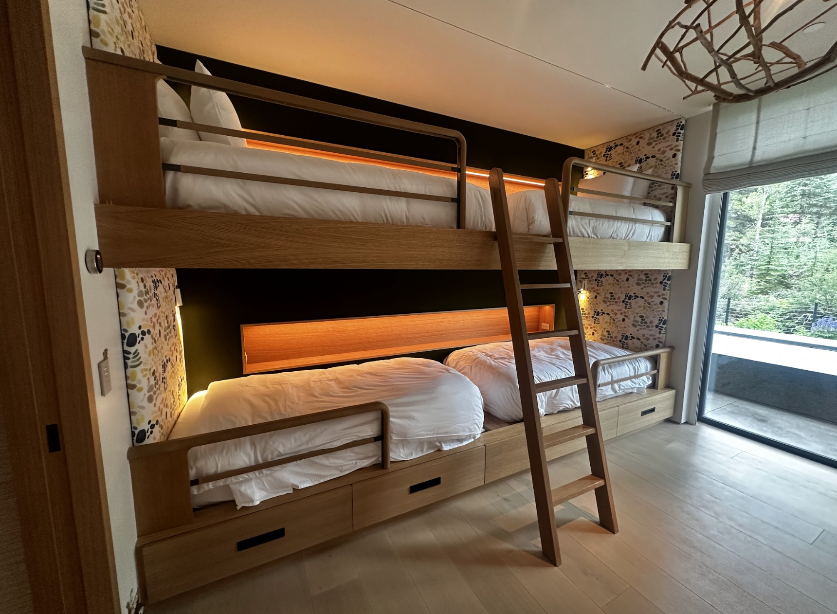 Smith Works transformed this Aspen residence with a custom bunk room renovation, seamlessly blending function and elegance. Featuring built-in bunk beds, high-end finishes, and smart storage solutions, the space was designed to maximize comfort while