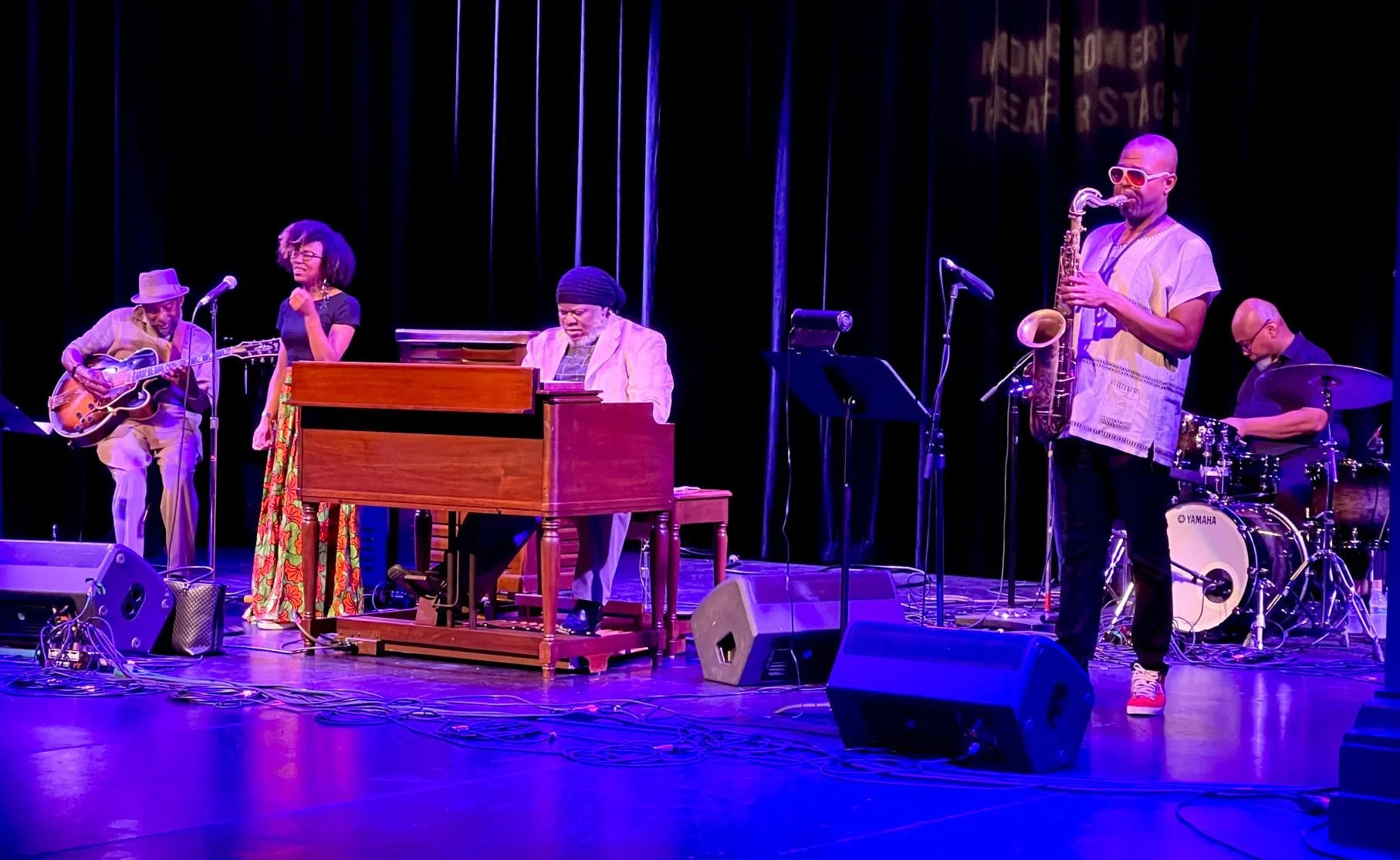 With Doug Carn at the San Jose Jazz Festival, 2023